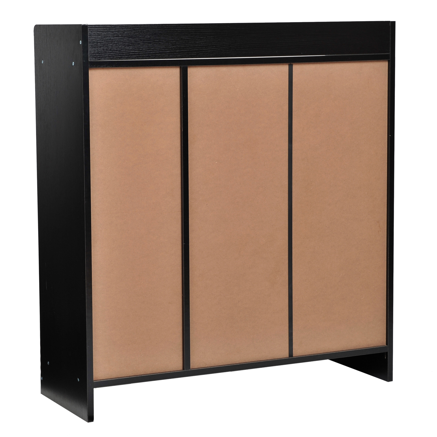  Dulap Pantofi Negru - 2 Usi Basculante, 83×30×90 cm [6]
