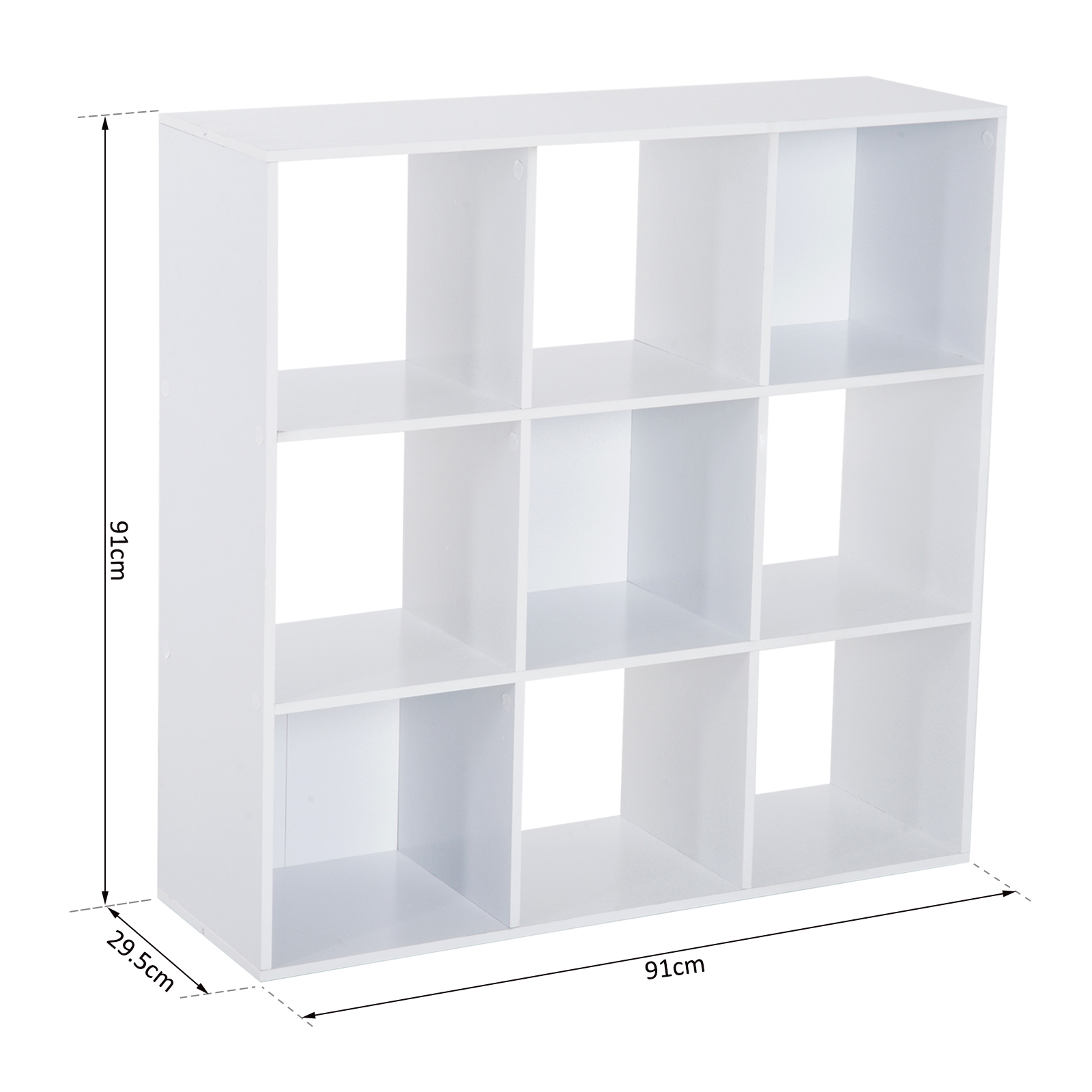  Librarie Alba Moderna 9 Compartimente 91 x 29.5 x 91 cm [2]