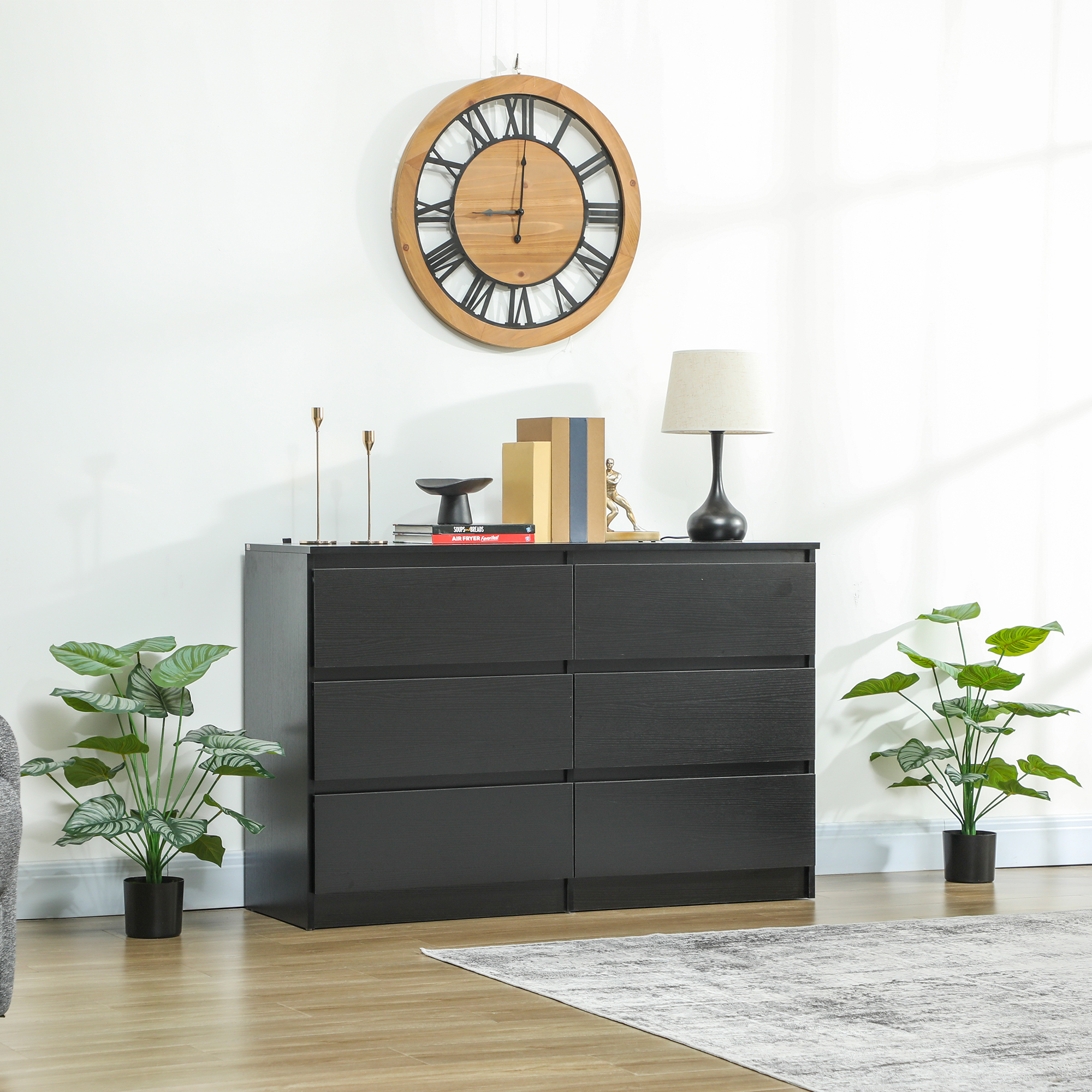 Planta Artificiala  de 160 cm cu 10 Frunze Verzi din PEVA si Vas de Ø16.5x13.5 cm [6]