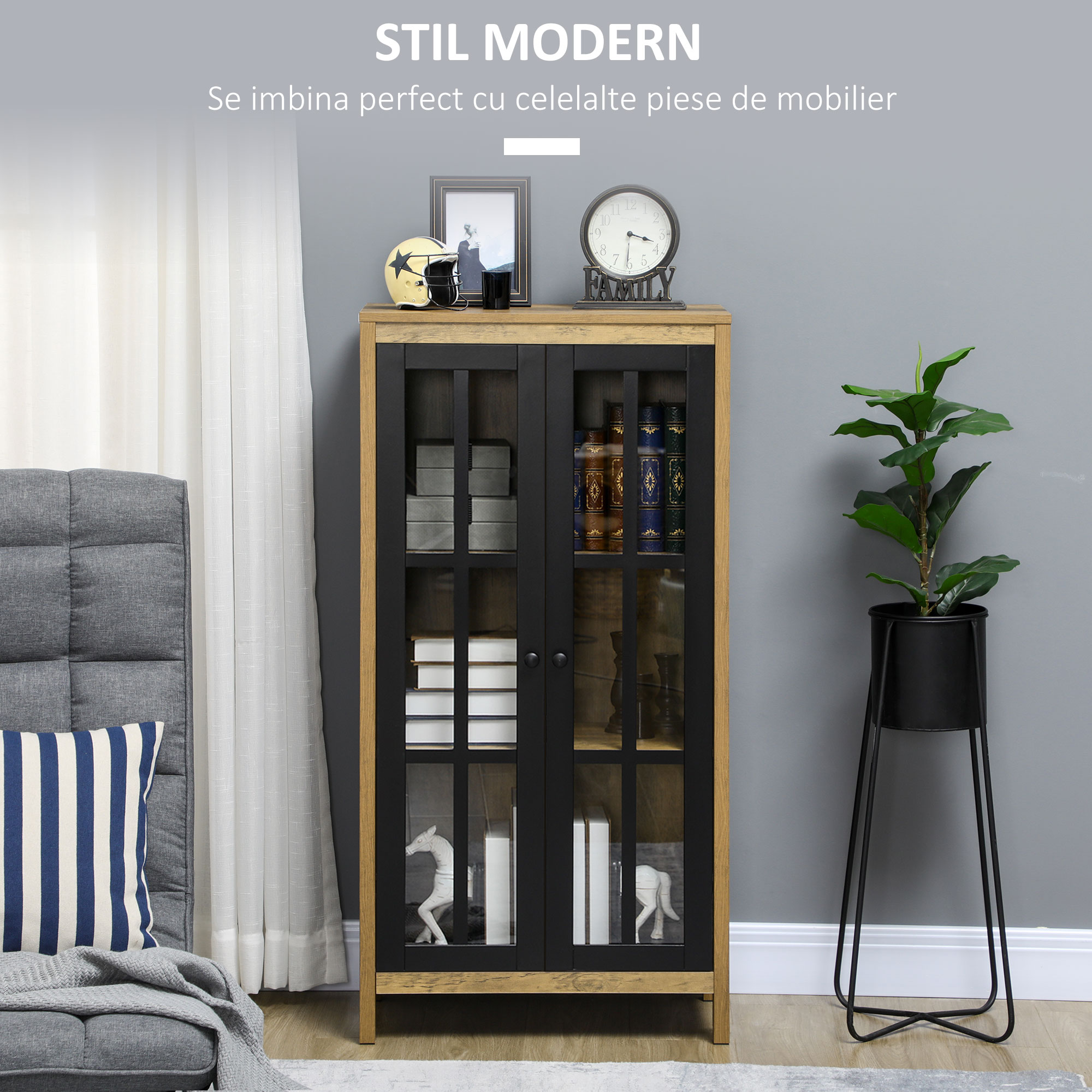  Dulap Bucatarie Modern - Usi din Sticla & Design Elegant [3]
