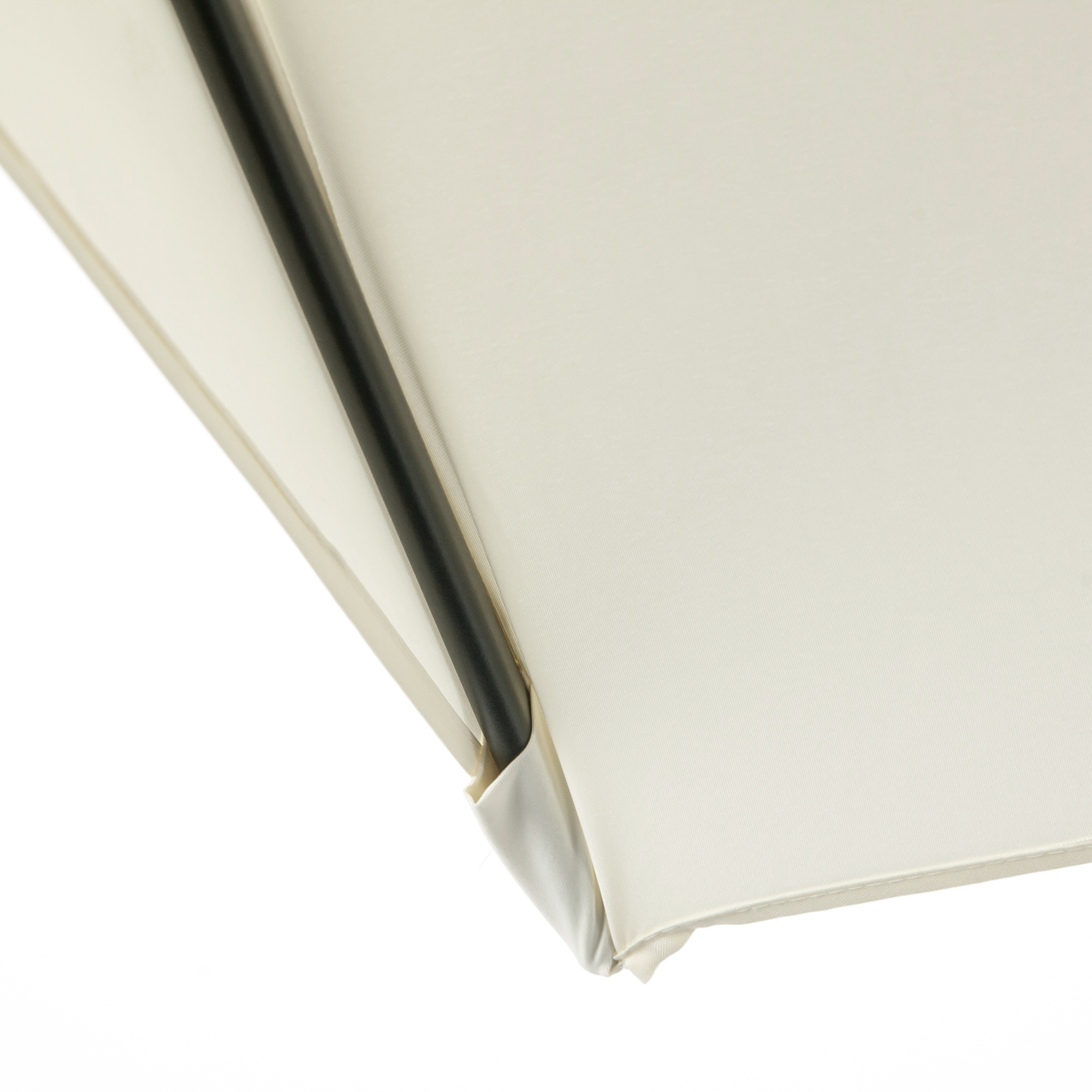  Umbrela de perete semiluna economisitoare de spatiu, cu deschidere manuala, bej [7]