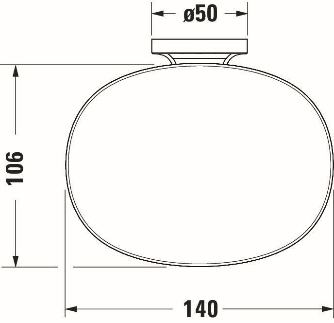 Savoniera Duravit 0099337000, Starck T, tip instalare pe perete, numar orificii instalare 2, otel satinat [6]