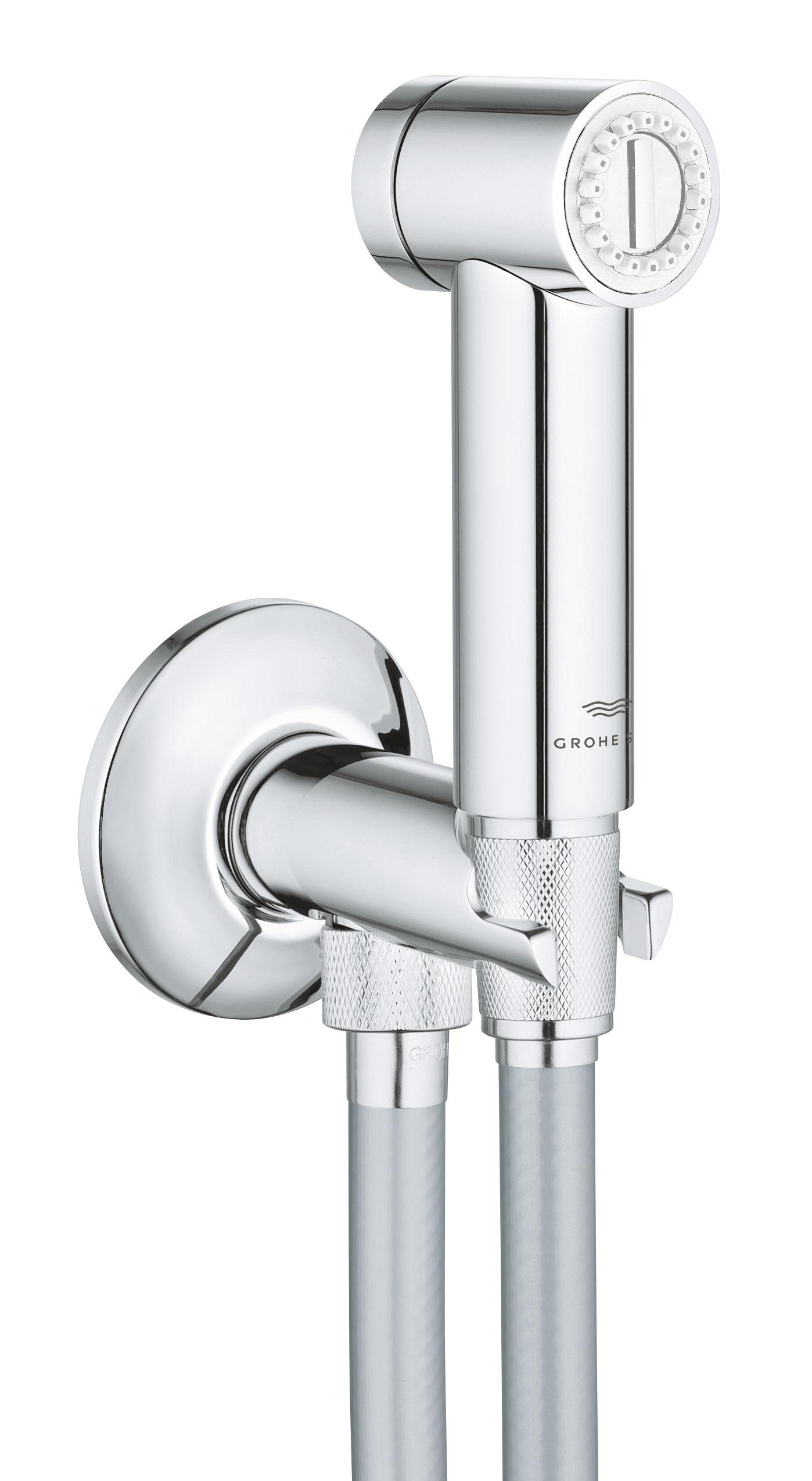Baterii sanitare - Sistem dus igienic Grohe 26840000, Set dus igienic SPA Aqua, tip comanda mixer fara, tip comanda dus trigger, crom