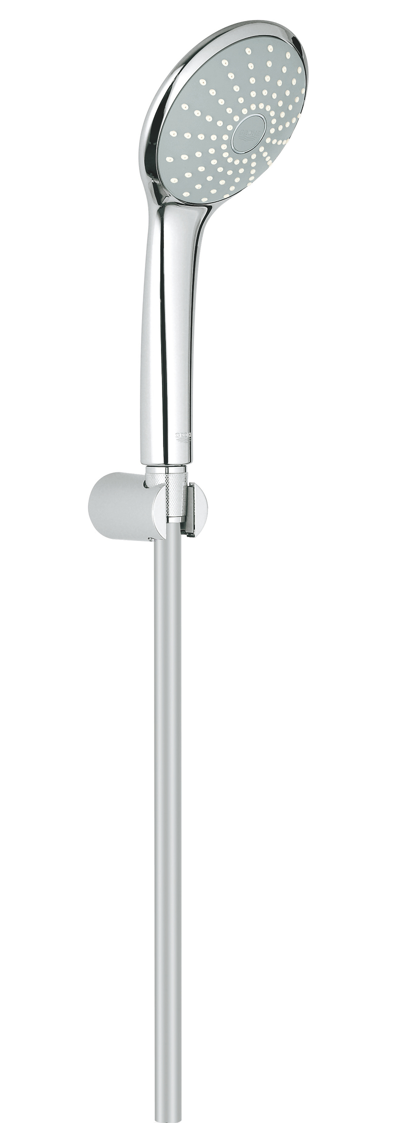 Baterii sanitare - Set para de dus Grohe 27354000, Para dus Euphoria 110, diametru 110 mm, montaj universal, racord 1/2'', crom