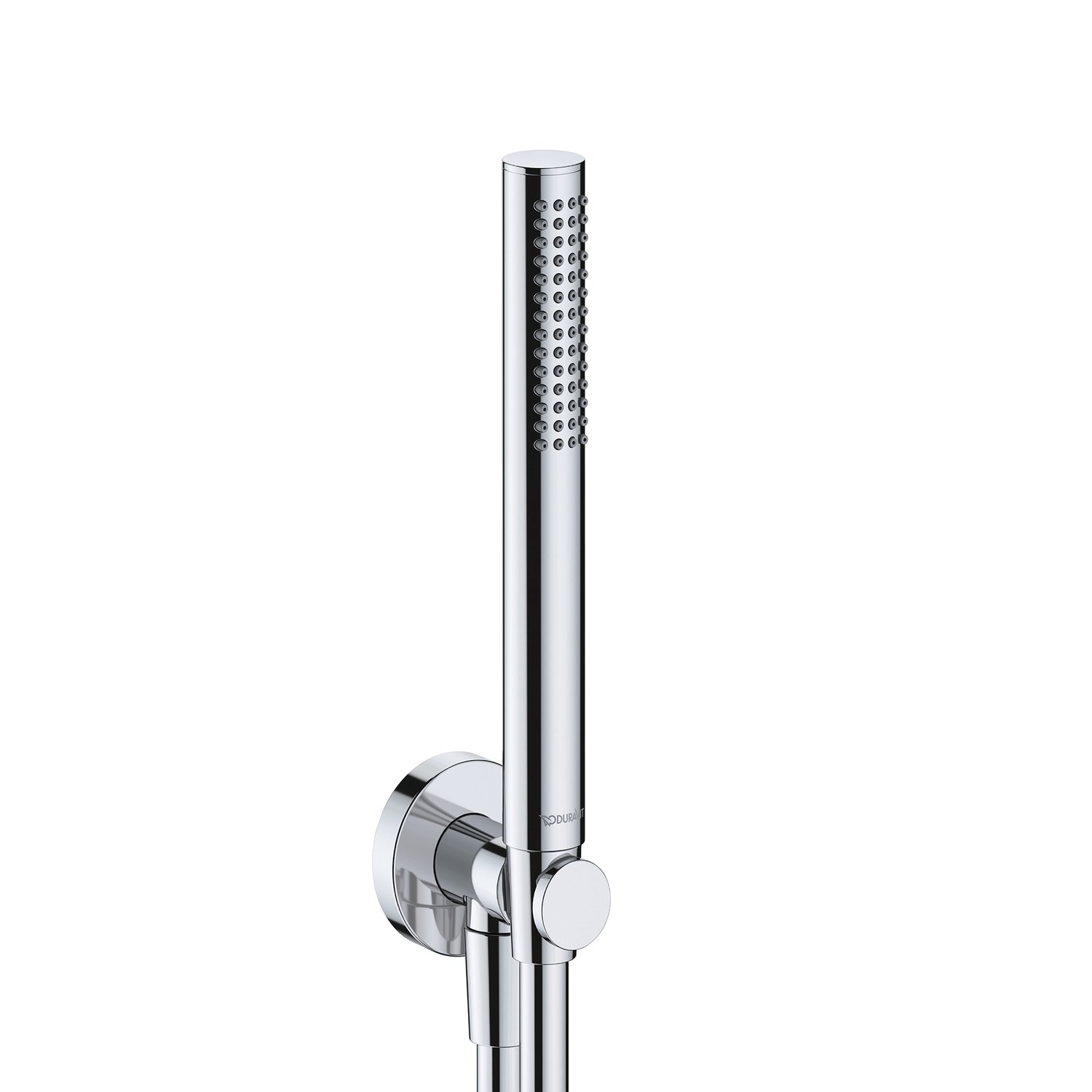 Baterii sanitare - Set para de dus Duravit UV0762002010, dus, diametru 25 mm, montaj universal, racord 1/2'', para shockproof, crom
