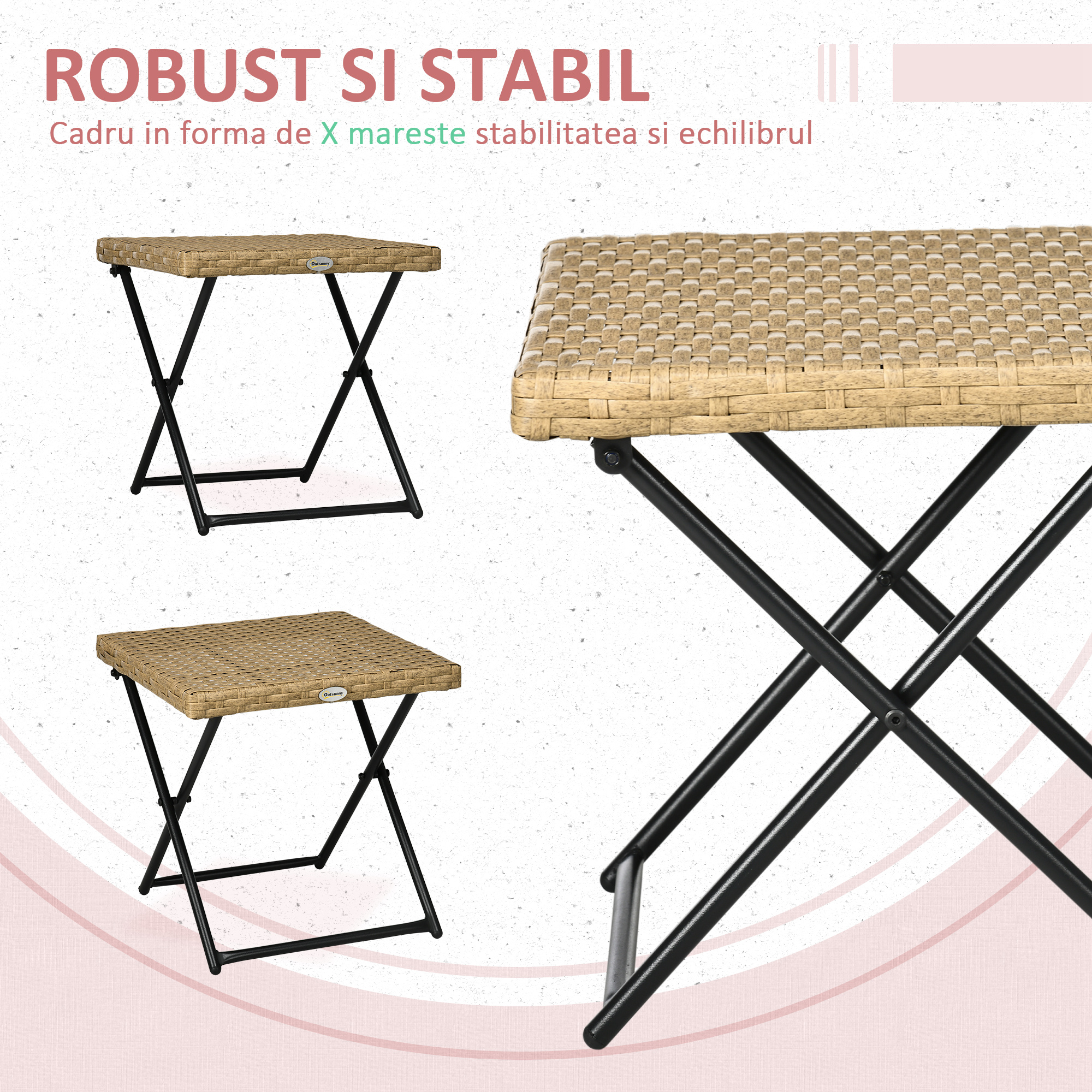  Masuta pentru Gradina Pliabila din Ratan Sintetic [5]