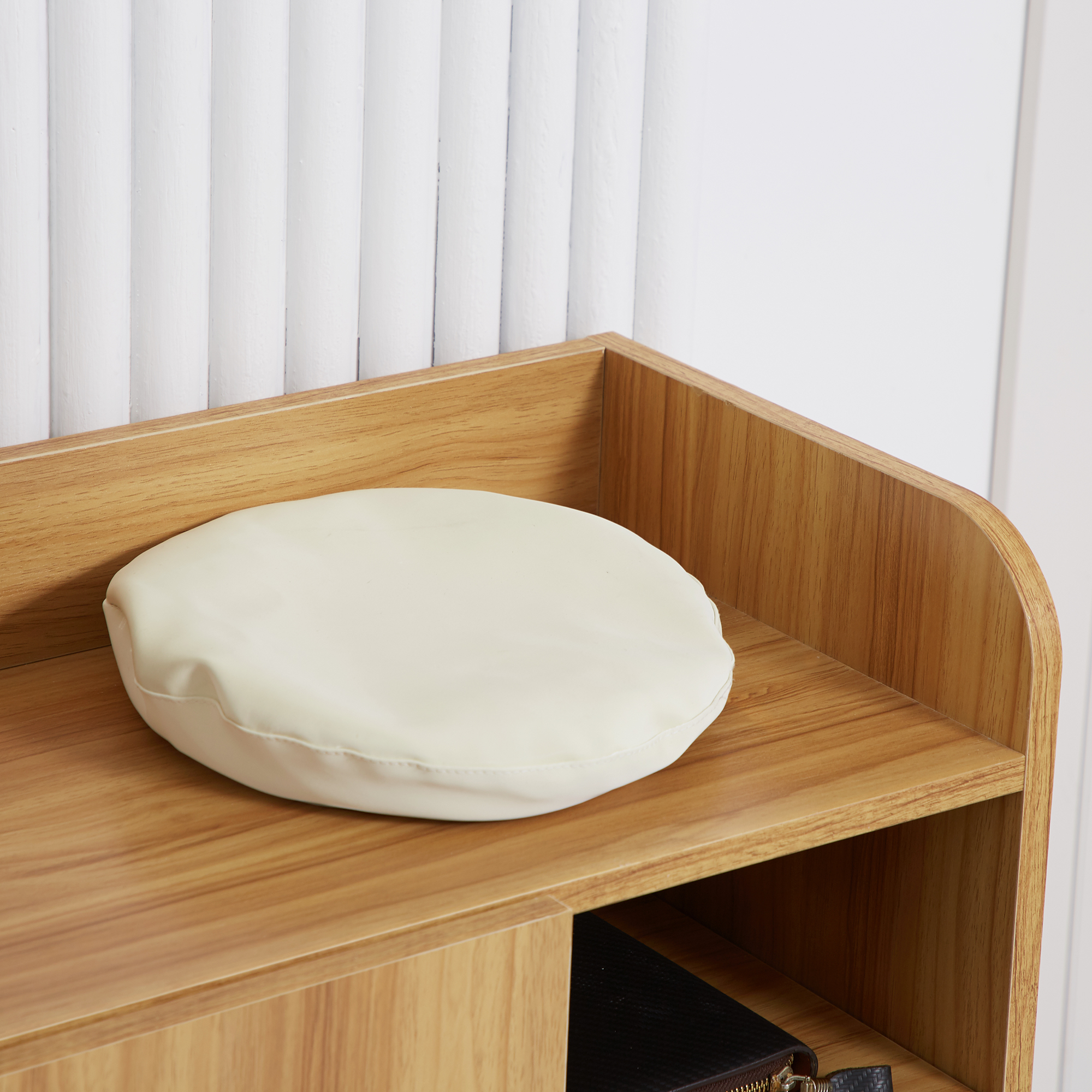  Dulap Pantofi Lemn - 12 Perechi, 4 Rafturi Deschise [7]