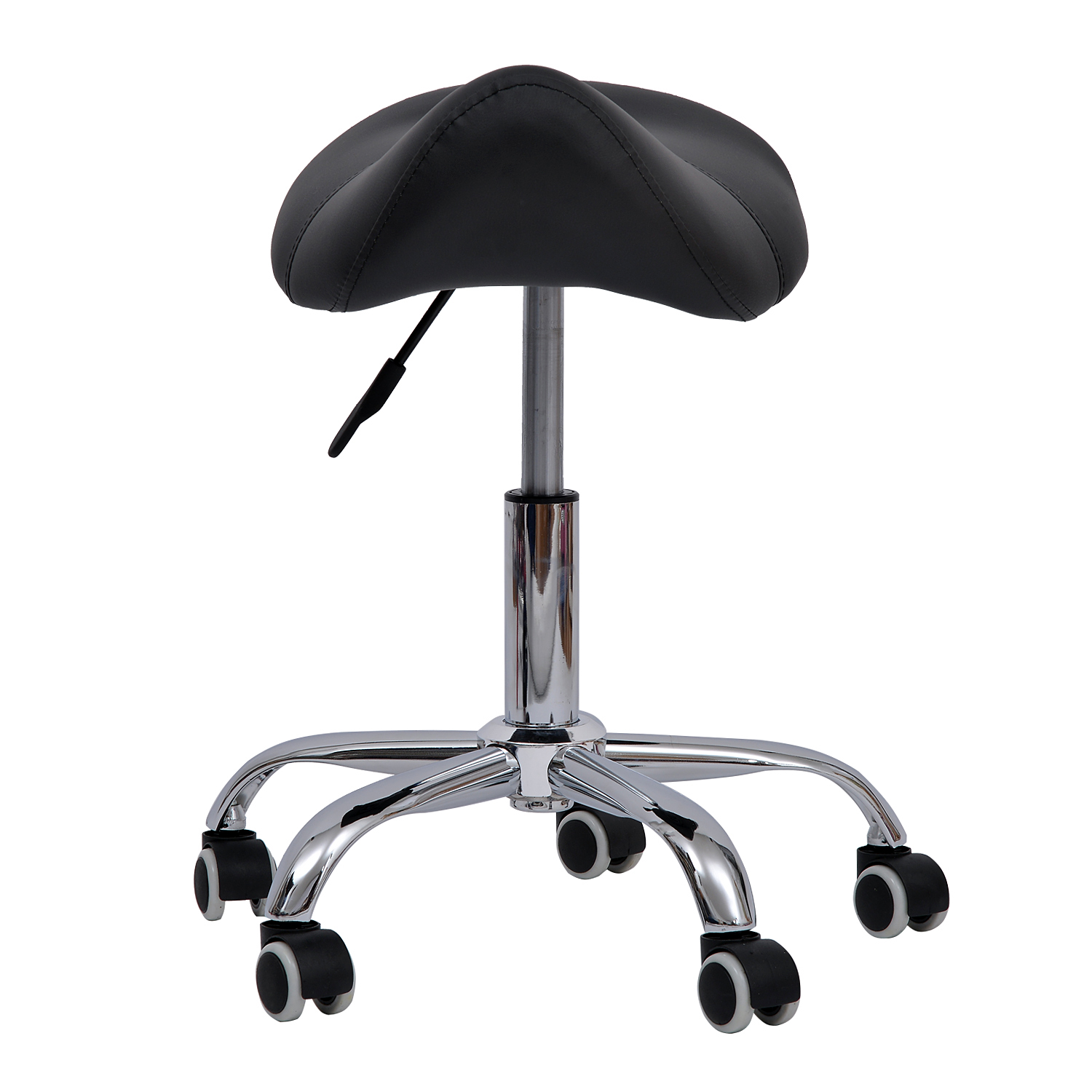  Scaun tip sa pentru coafura reglabil, negru [8]