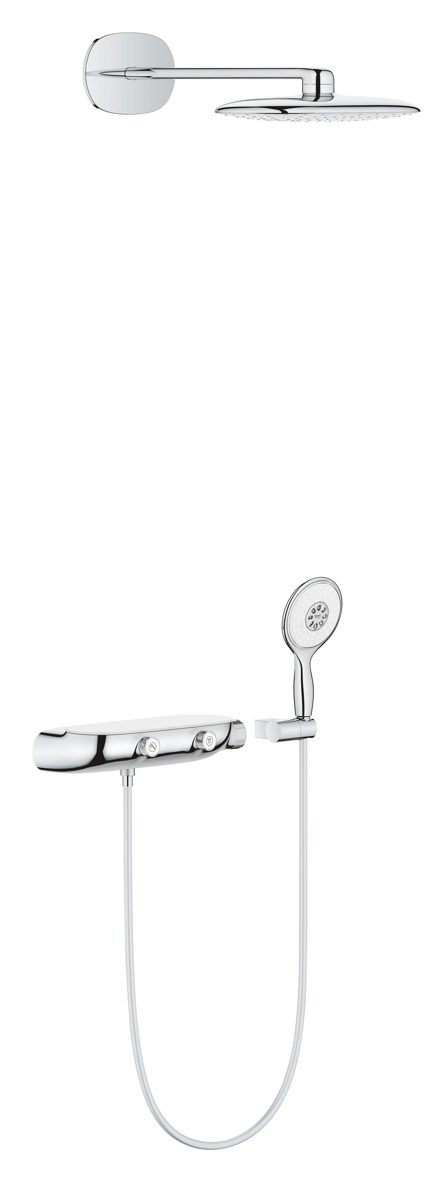 Baie - Sistem de dus Grohe 26446000, SmartControl, tip incastrare incastrat, pentru dus, pentru un dus confortabil zilnic, crom