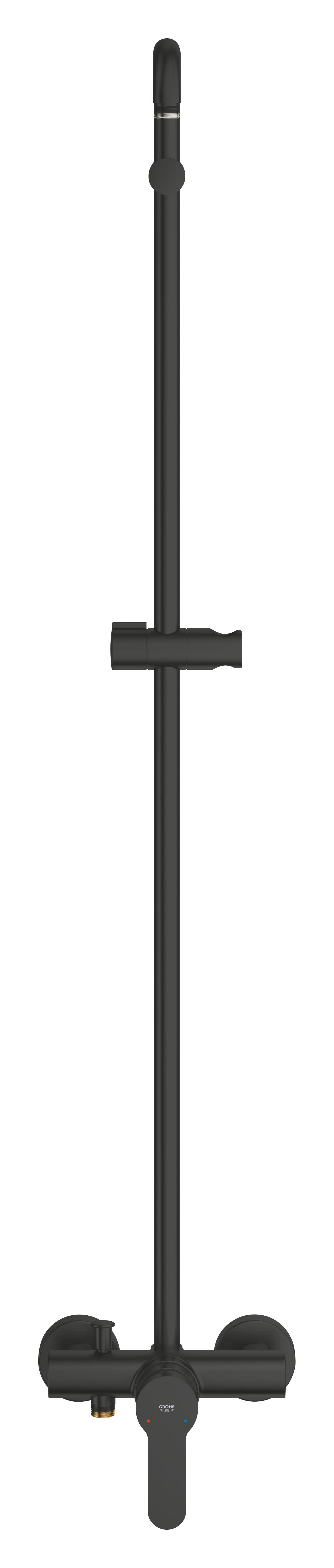 Sistem dus Grohe 266732431, 250 mm, 0.9 bar, 110 mm, 1.75 m, 1118 mm, 412 mm, 1 functii palarie dus, Negru [4]