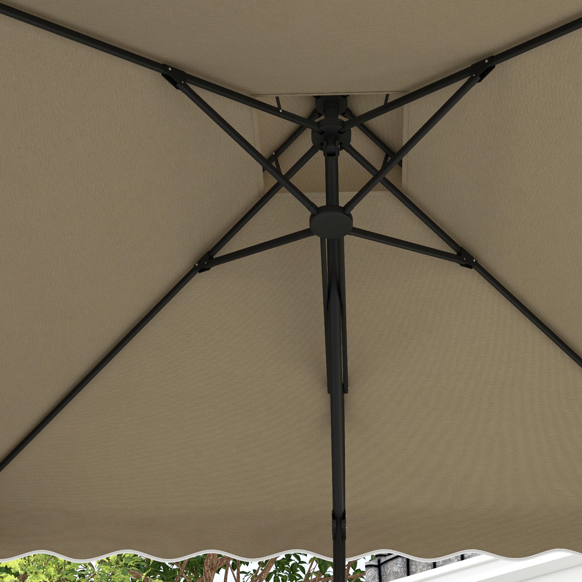  Umbrela de Soare de 2,5m in Consola cu Maner Usor [7]