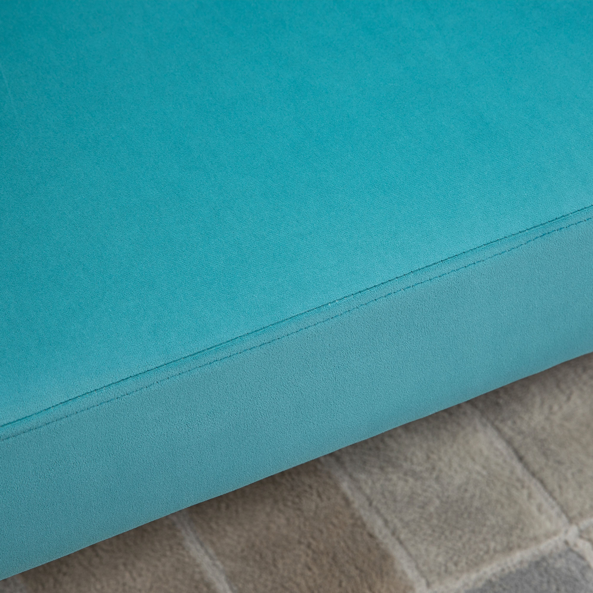  Canapea Catifea Verde 132 cm - Tapitata, Moderna & Compacta [7]