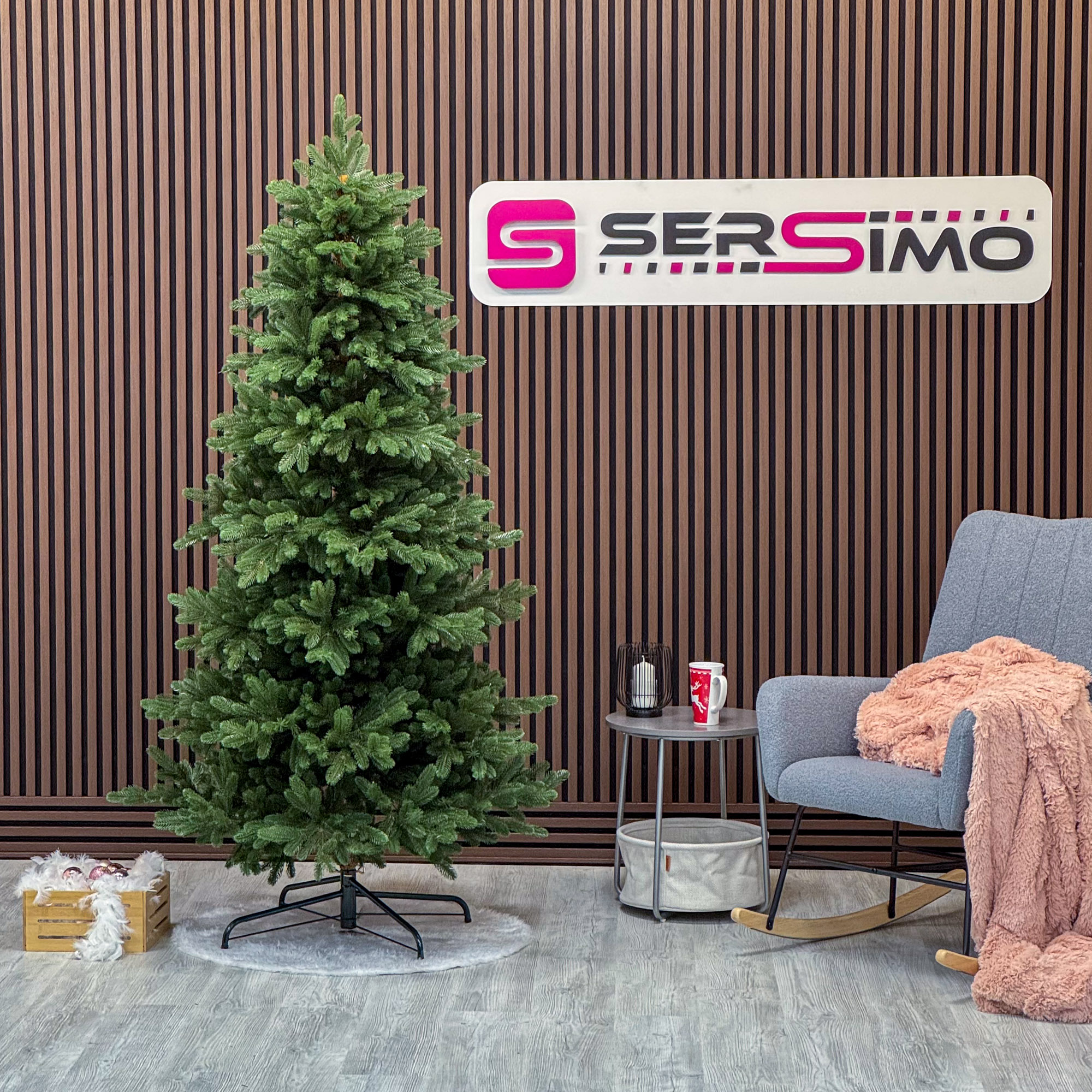 Brad artificial Sersimo, Sofie Elite, verde, integral 3D, 210 cm [3]