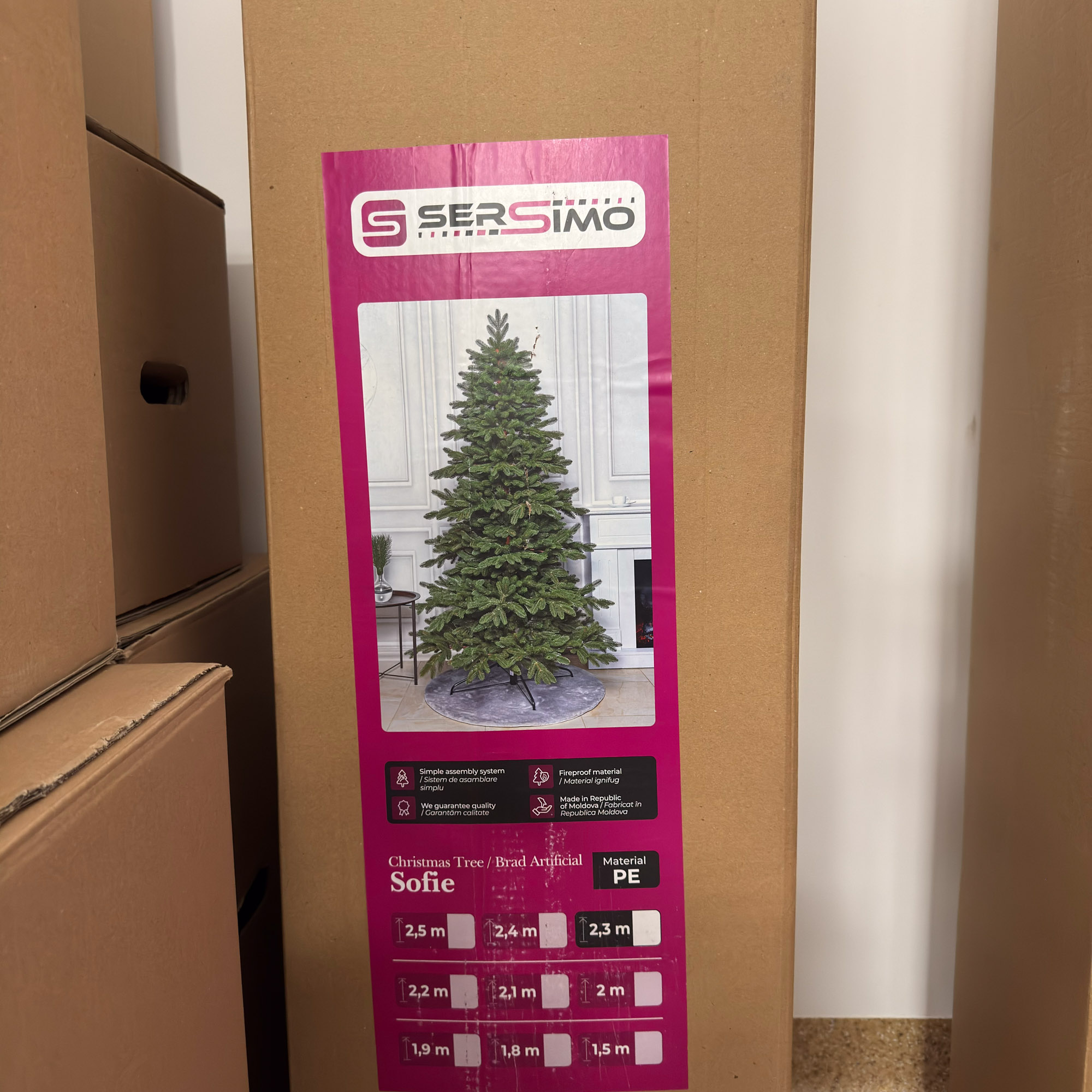 Brad artificial Sersimo, Sofie Elite, verde, integral 3D, 230 cm [12]