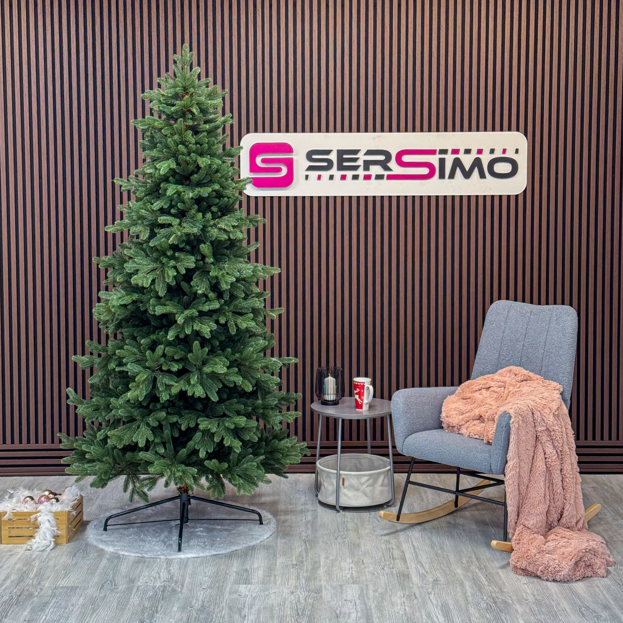 Brad artificial Sersimo, Sofie Elite, verde, integral 3D, 230 cm [2]