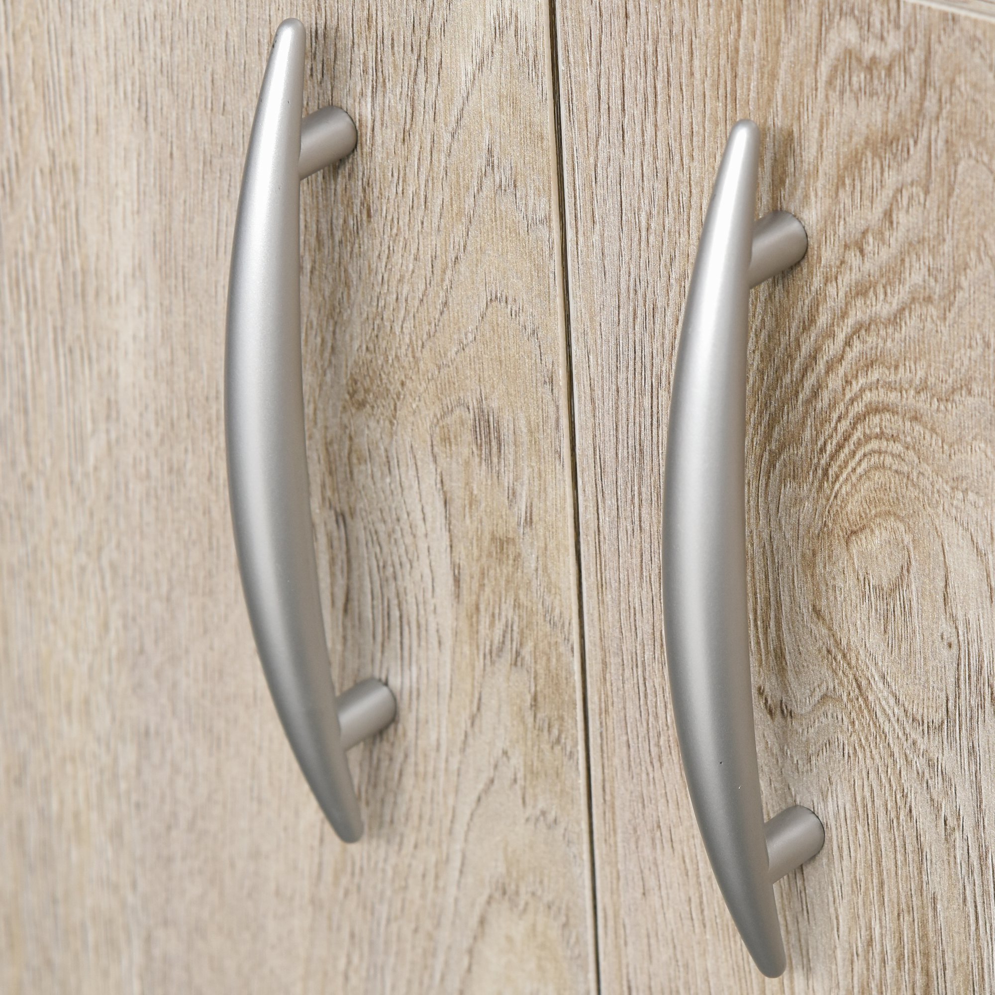  Bufet Bucatarie Alb & Lemn - Compartimentare Moderna & Practica [8]