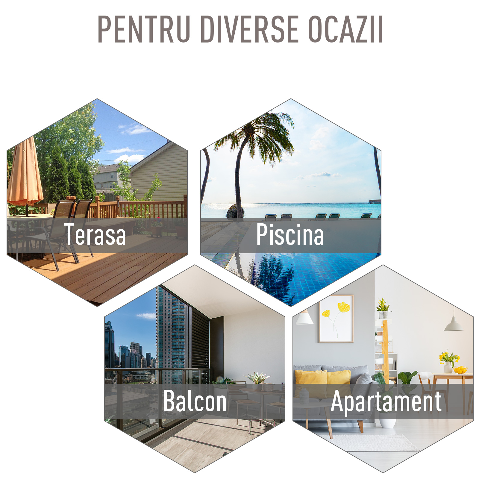  Set de 2 Scaune Pliabile pentru Exterior din Otel si Textilene Gri si Negru [6]