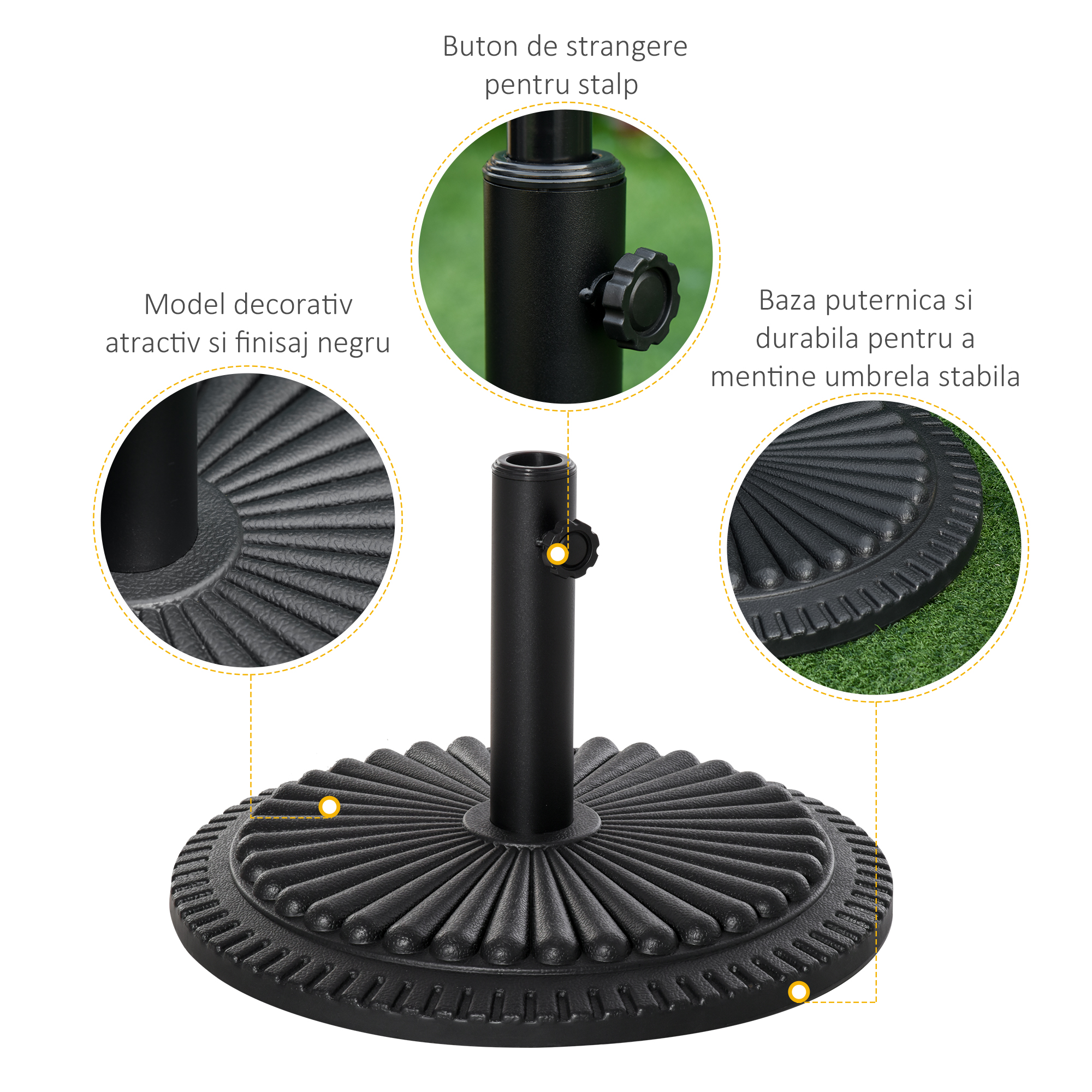  Baza Rotunda Umbrela Gradina 15 kg [3]