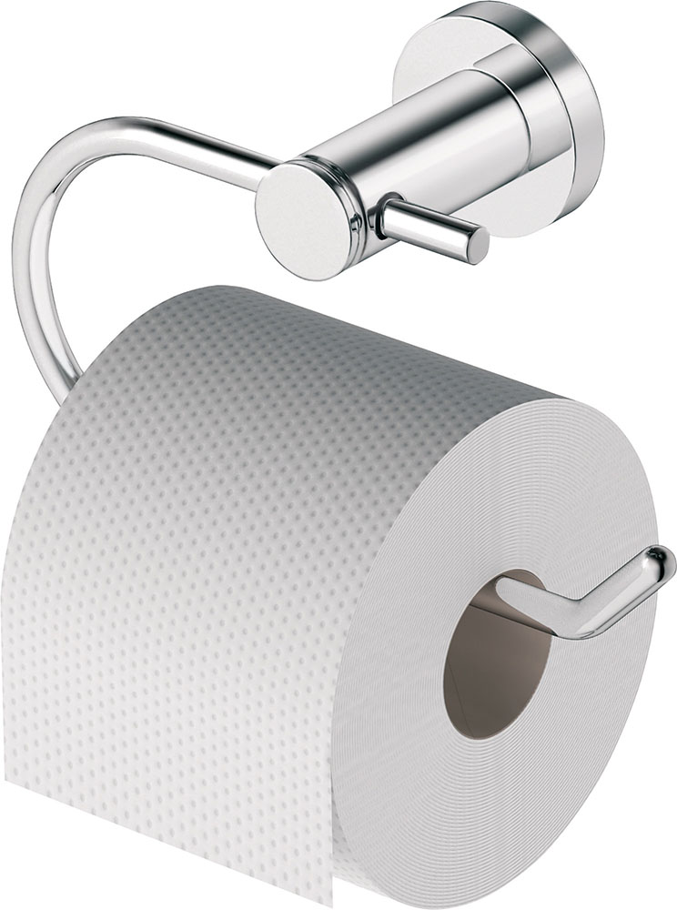 Baie - Suport hartie Duravit 0099261000, igienica D-Code, tip instalare pe perete, numar orificii instalare 2, crom