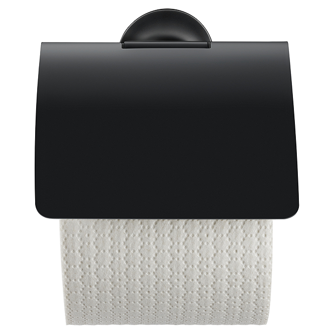 Baie - Suport hartie Duravit 0099404600, igienica Starck T, tip instalare pe perete, numar orificii instalare 2, negru