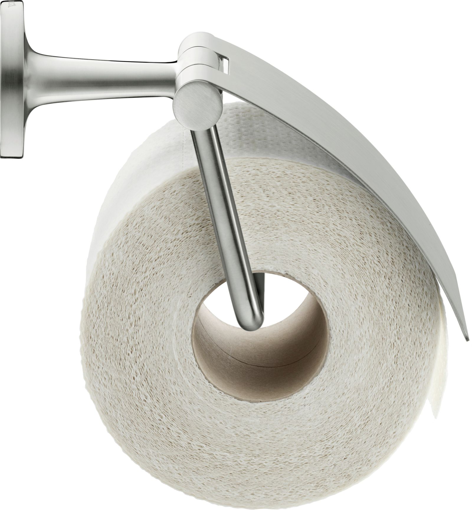 Baie - Suport hartie Duravit 0099407000, igienica Starck T, tip instalare pe perete, numar orificii instalare 2, otel satinat