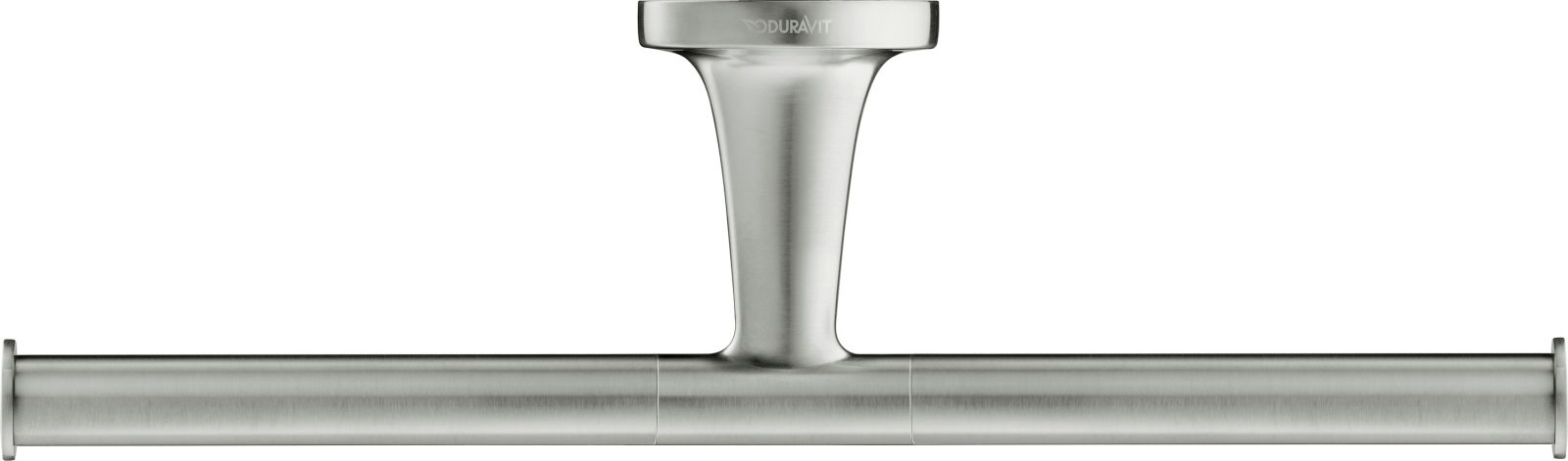 Baie - Suport hartie Duravit 0099387000, igienica Starck T, tip instalare pe perete, numar role hartie 2, otel satinat