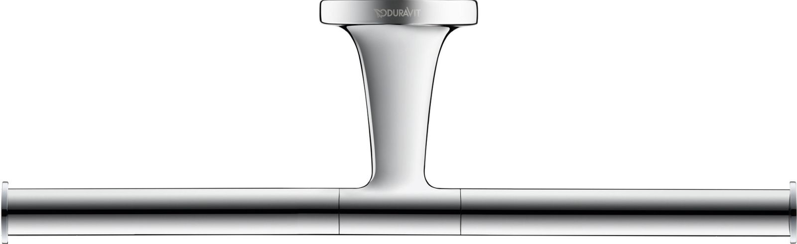 Baie - Suport hartie Duravit 0099381000, igienica Starck T, tip instalare pe perete, numar role hartie 2, crom
