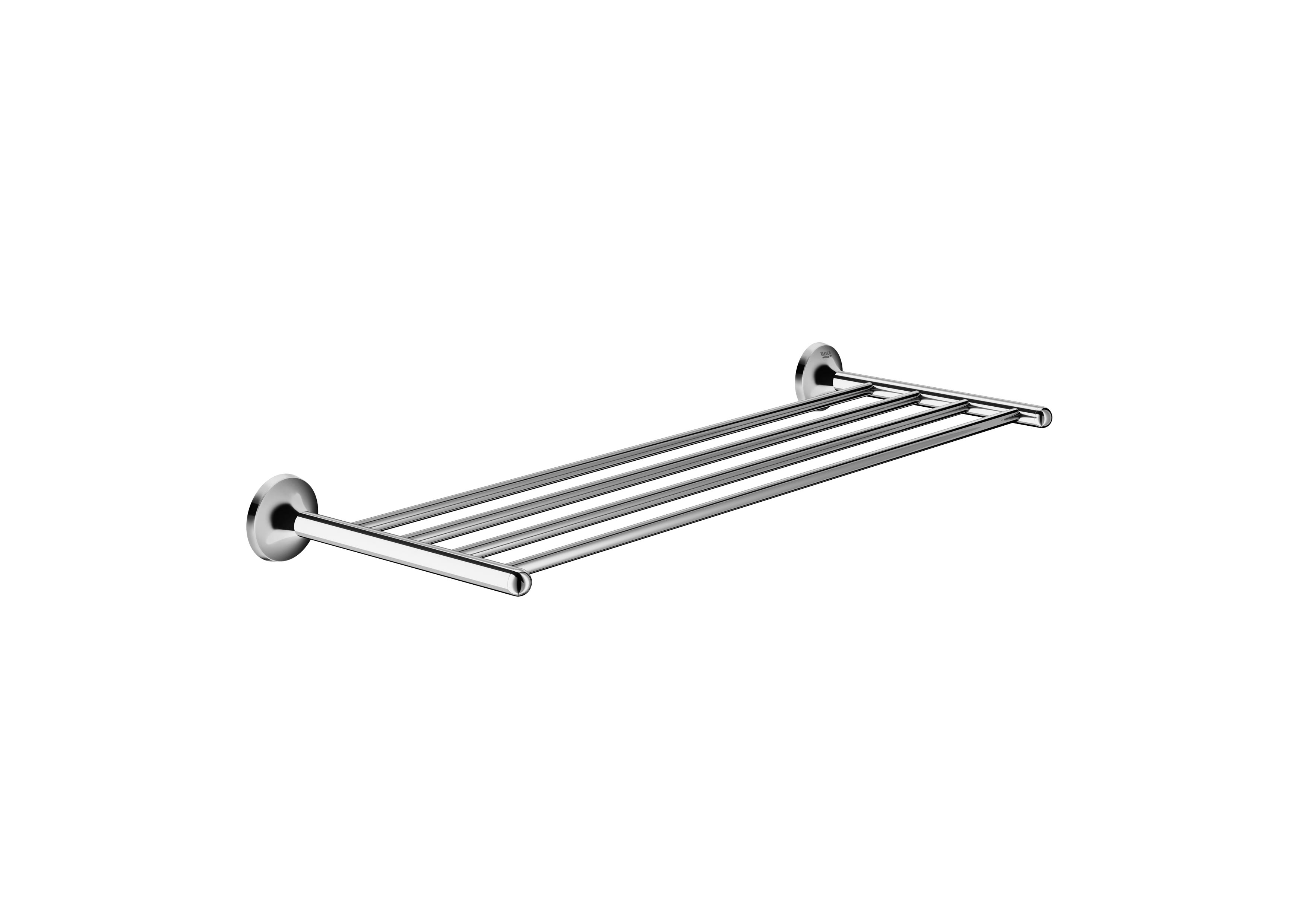 Baie - Suport prosop Roca A816814001, Classica, tip instalare pe perete, numar orificii instalare 2, numar rafturi 4, crom