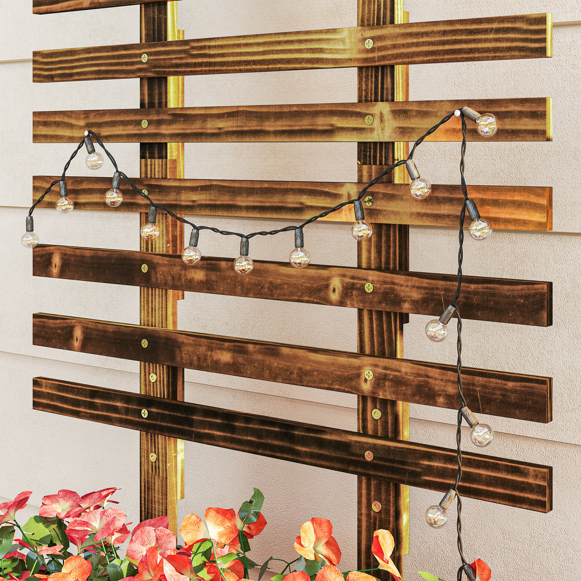  Jardiniera cu Spalier pentru Plante Agatatoare si Roti [8]