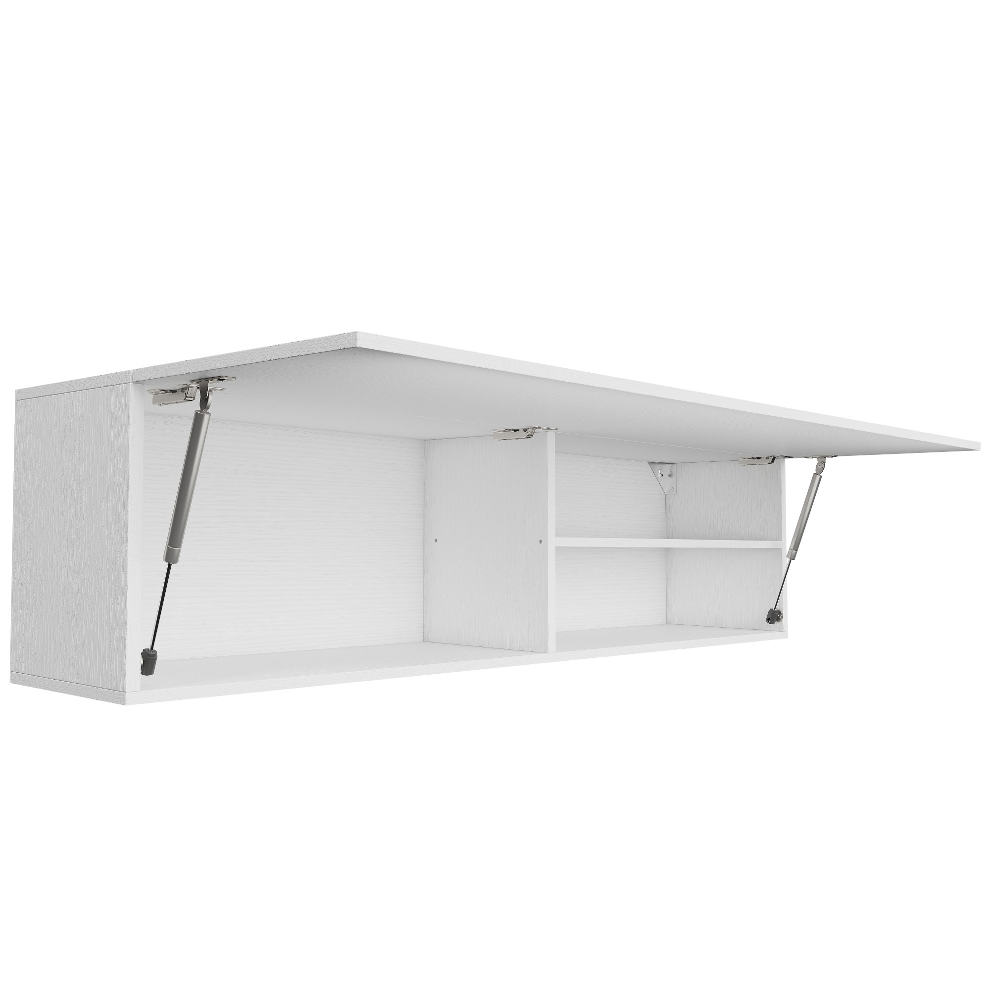 Baie -  Dulap de Baie Montat pe Perete, Dulap Suspendat Modern cu Usa Soft Close, 2 Compartimente si Raft Reglabil, Economisire Spatiu, 120x23x30 cm, Alb