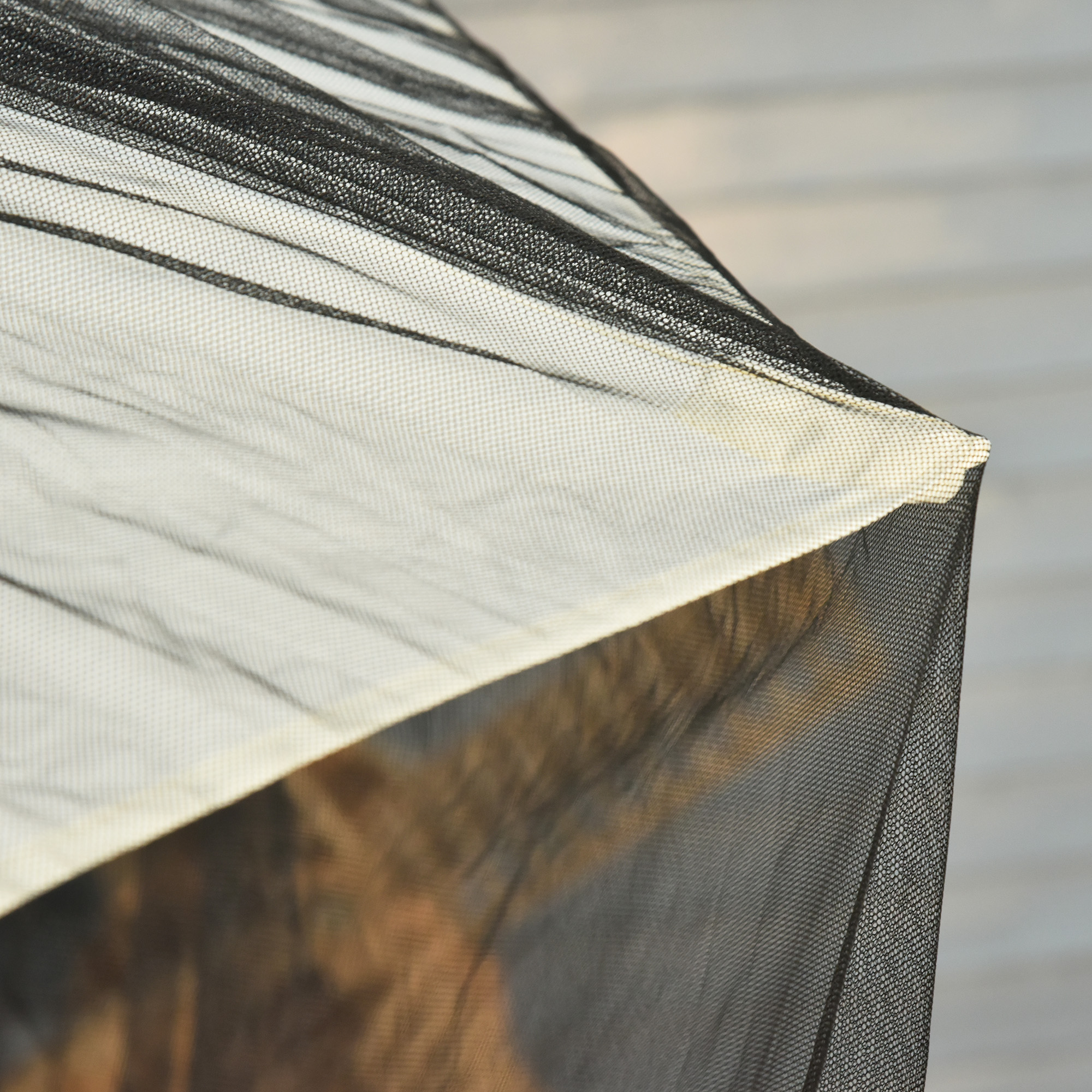 , Plasa anti tantari pentru umbrela, Pentru Aer Liber, Material tip plasa, Oxford, 300cm x 300cm x 230cm, Negru [8]