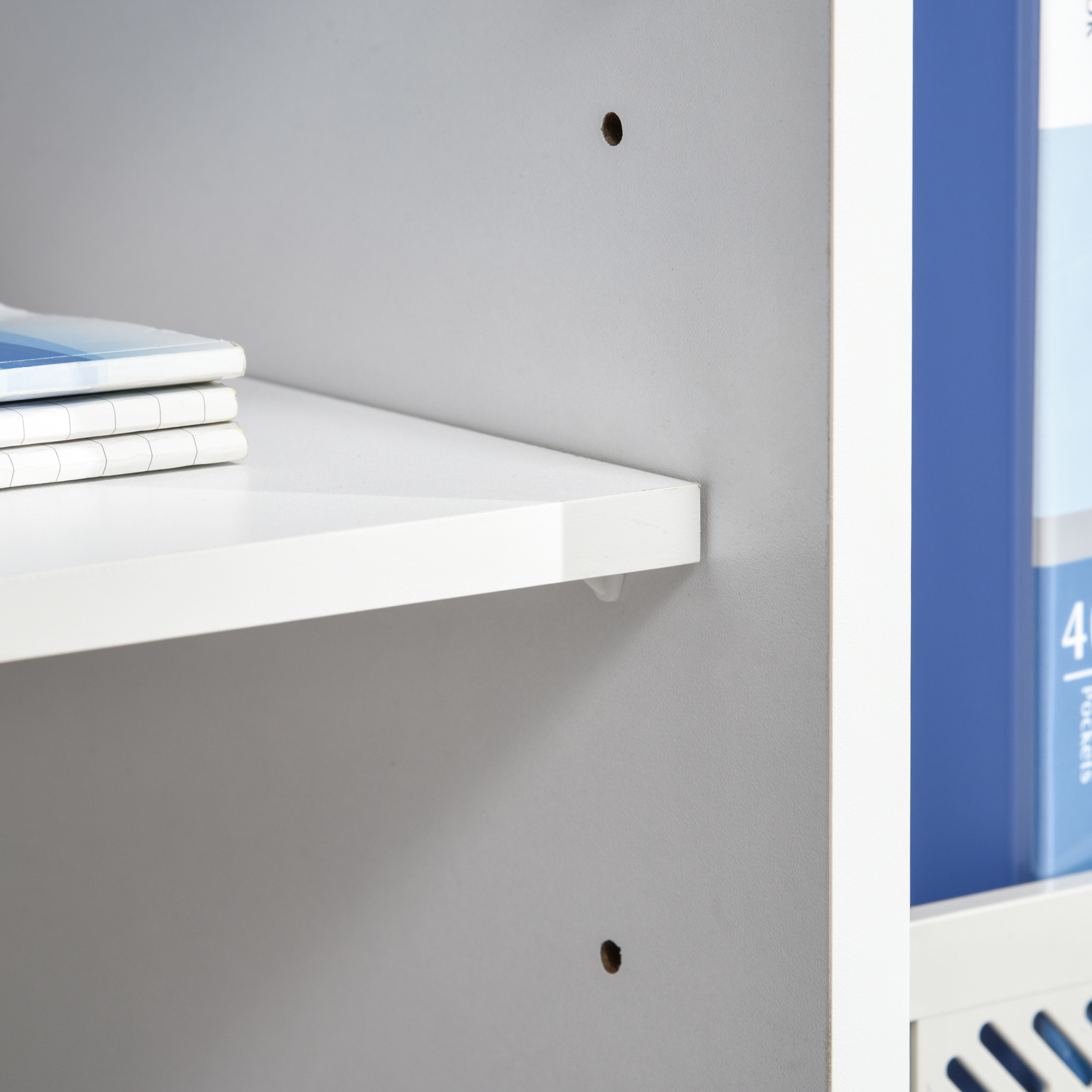  Suport Imprimanta, Mobilier Negru si Alb cu Sertare [7]