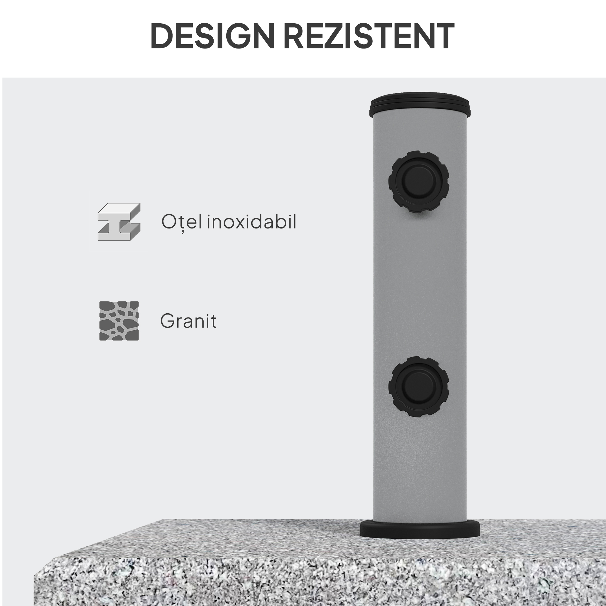  Baza pentru Umbrela de 28kg din Granit [4]