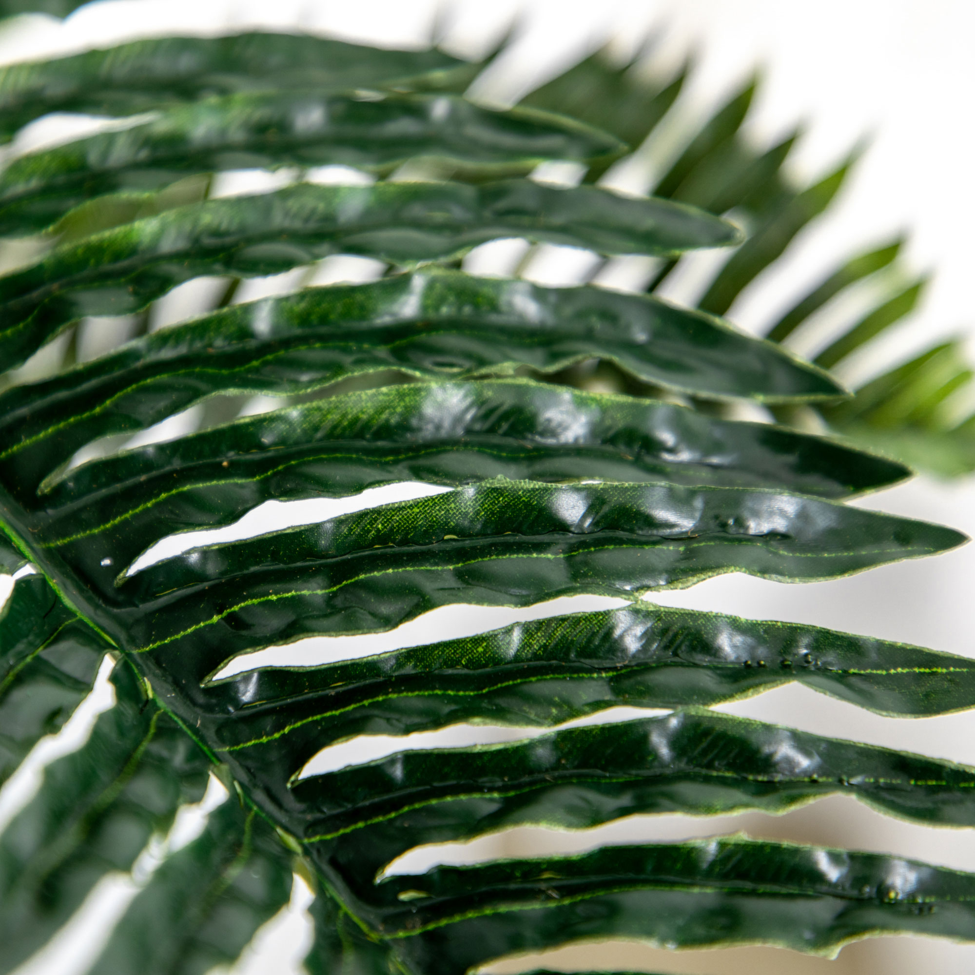  Planta Artificiala de Palma cu 18 Frunze si Vas Inclus pentru Interior, inaltime 85 cm, Verde [7]