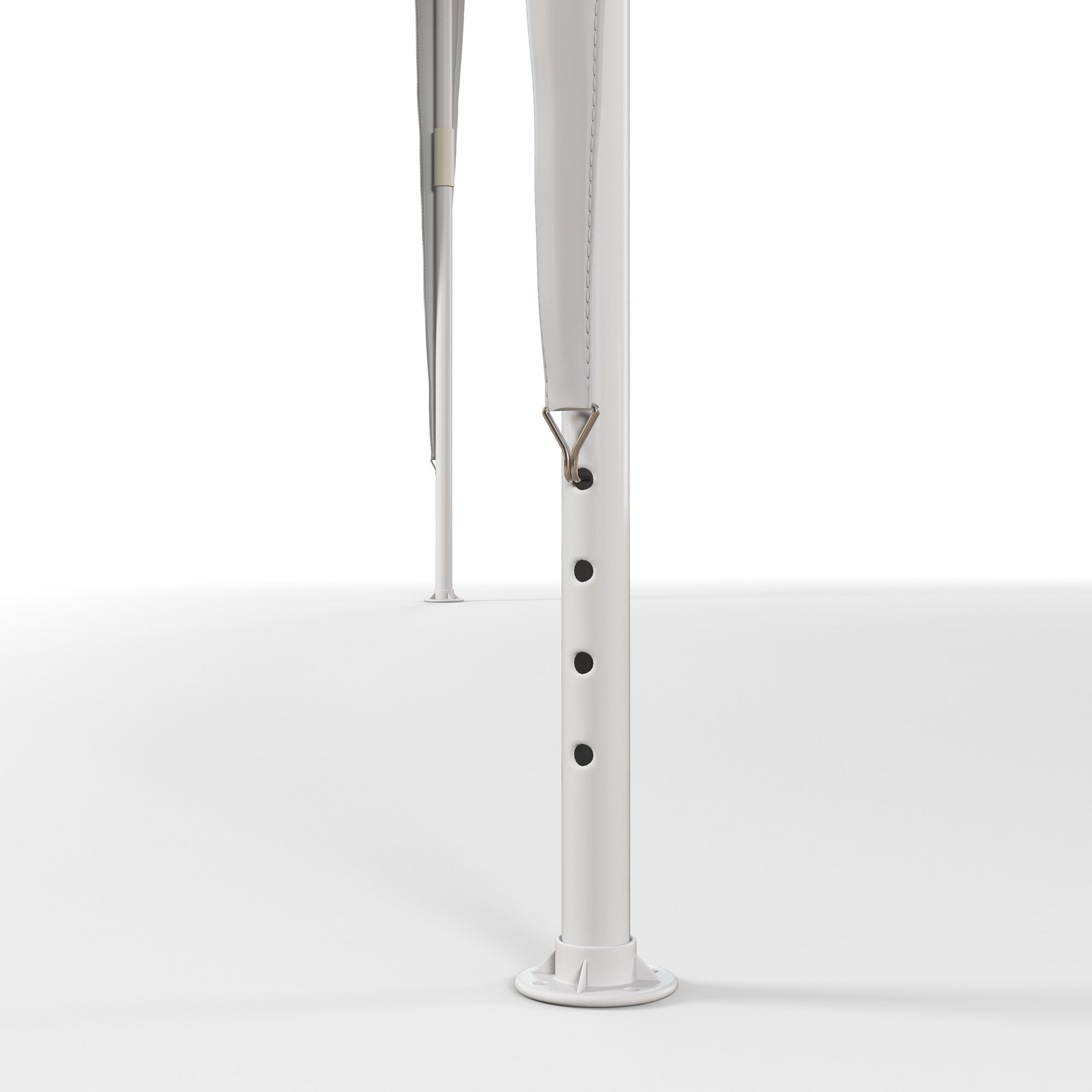 Pavilion  de Gradina 3x3 m Portabil cu Acoperire Anti UV, Alb [7]