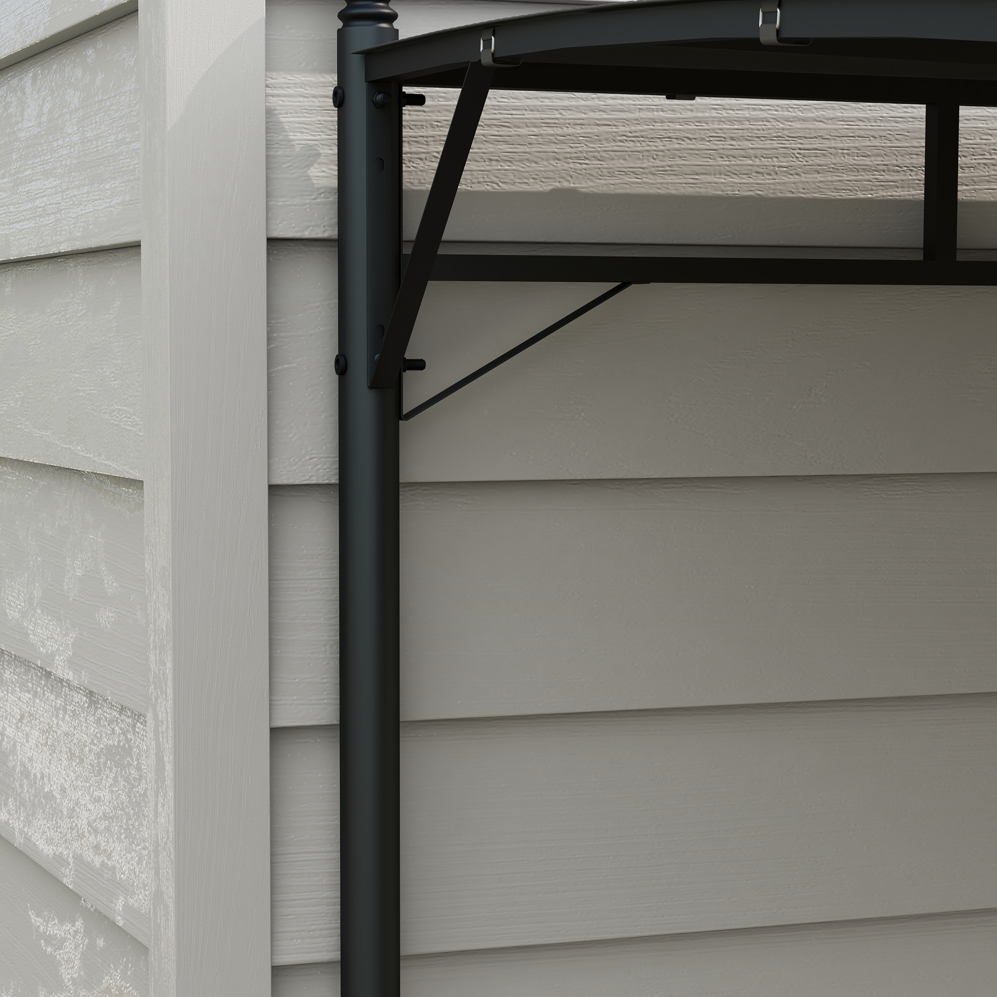  Pergola 3 x 4m, Foisor pentru exterior, Gri [8]