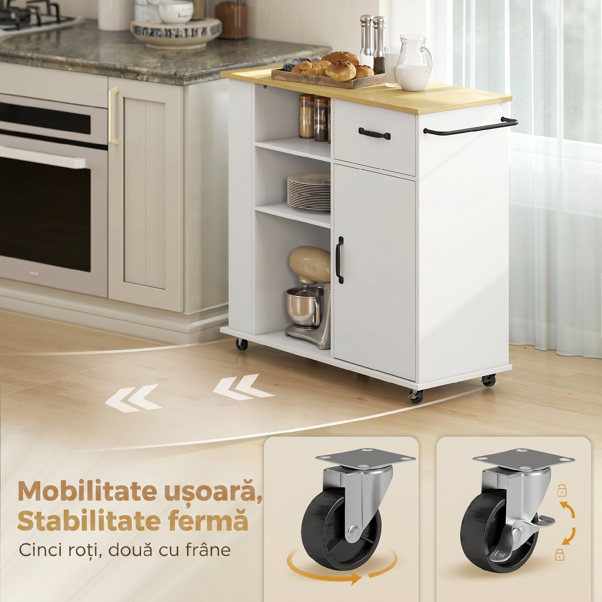  Carucior mobil multifunctional pentru depozitare [5]