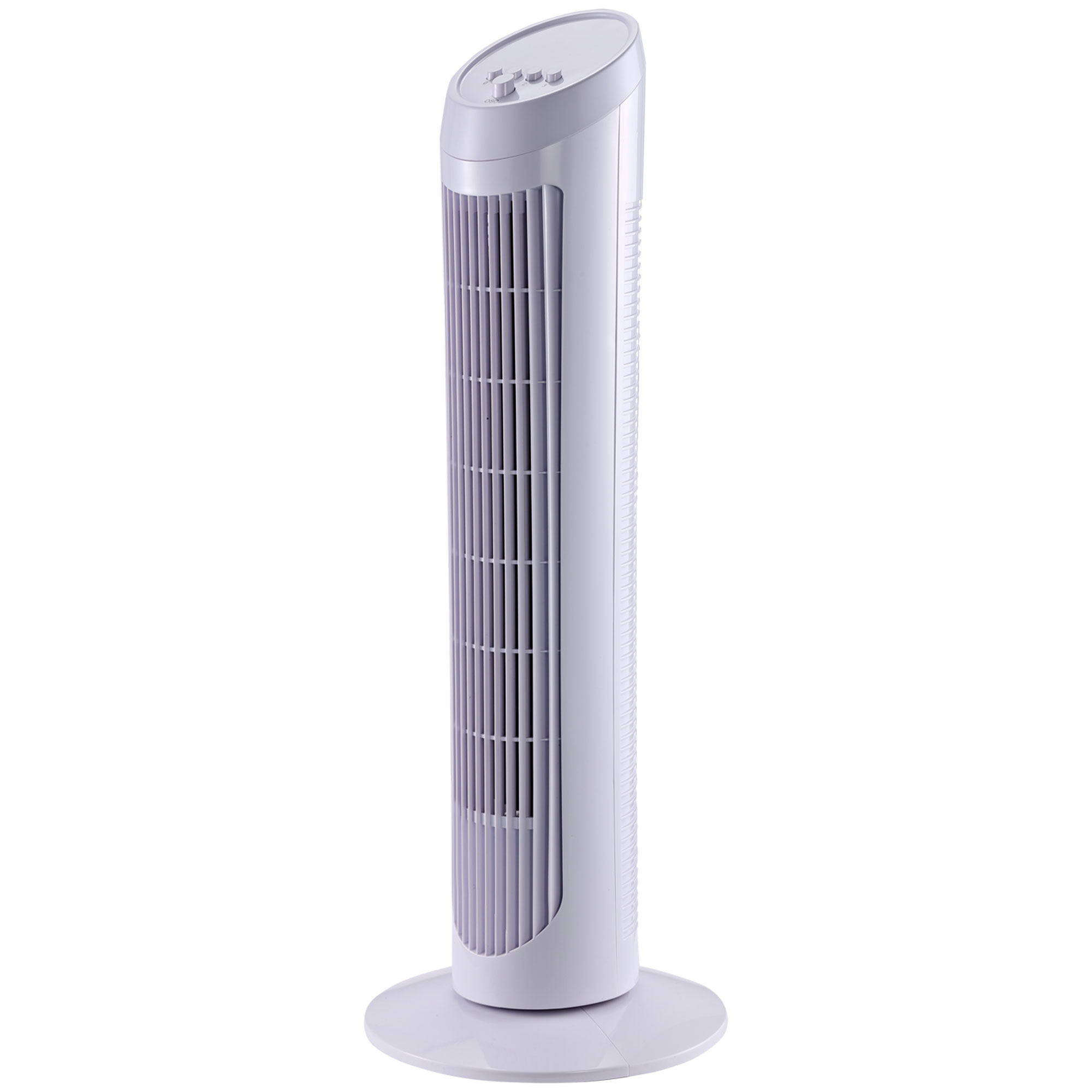 Instalatii sanitare, termice & climatizare -  Ventilator Turn Oscilant cu 3 viteze, Ventilator Piedestal din Plastic ABS, 27x27x75 cm, Negru