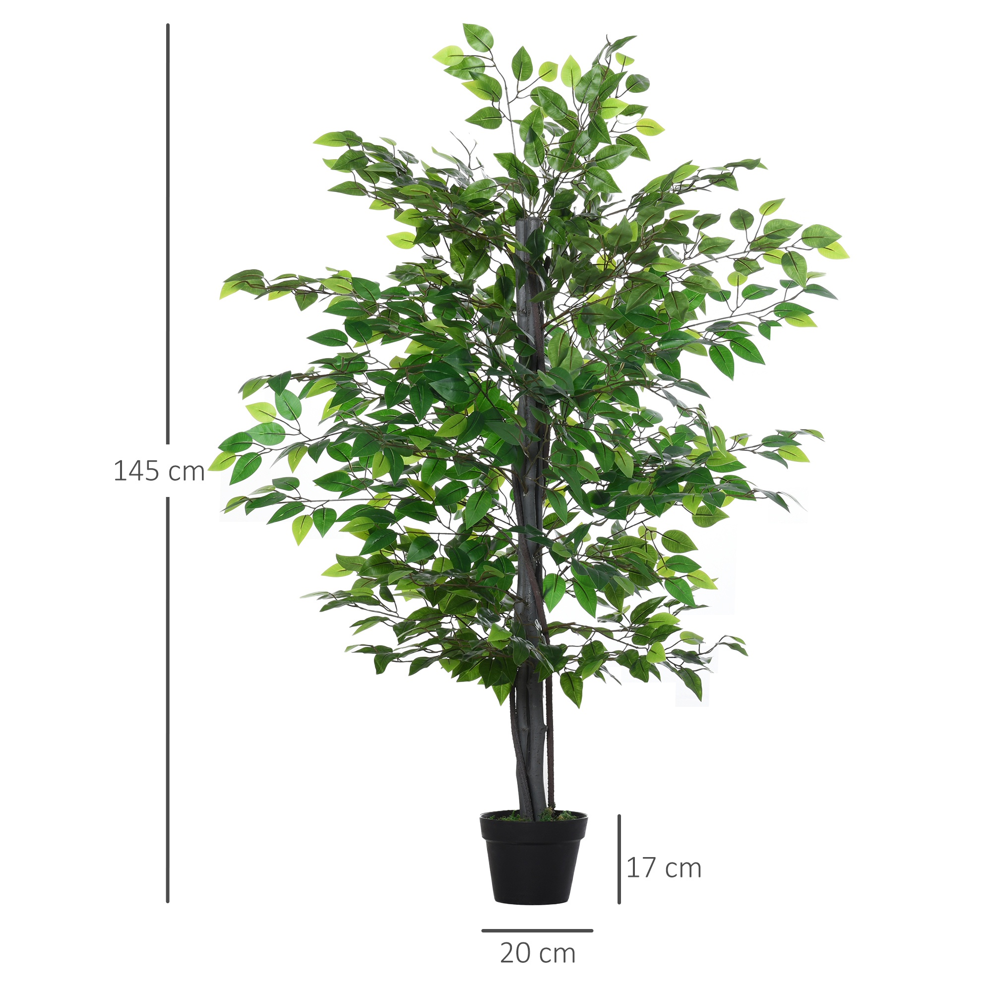  Arbore Artificial Banyan 145 cm - Decor pentru Interior & Exterior [2]