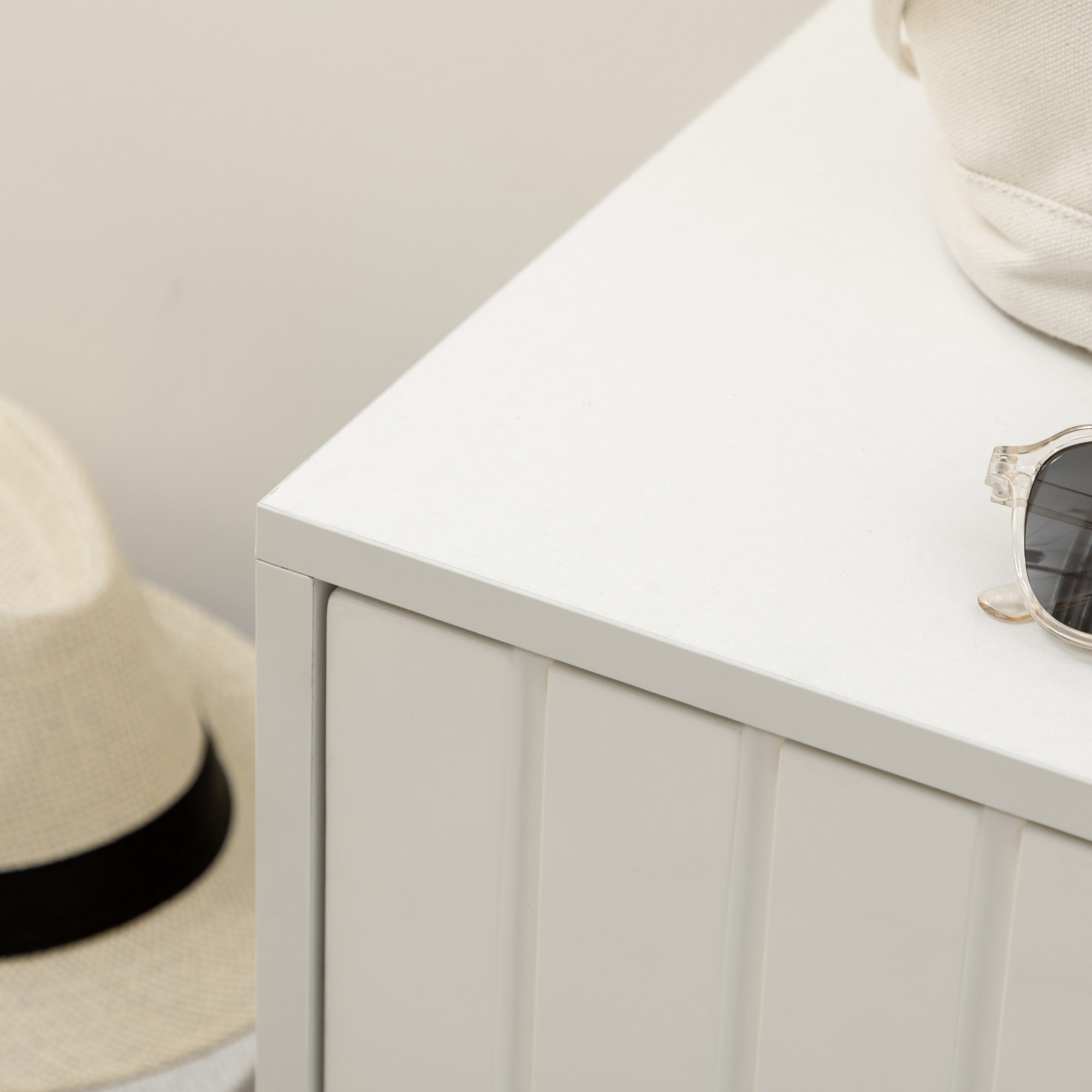  Banca Pantofi - 80×33×49 cm, Alba cu sezut & Spatiu Depozitare [7]