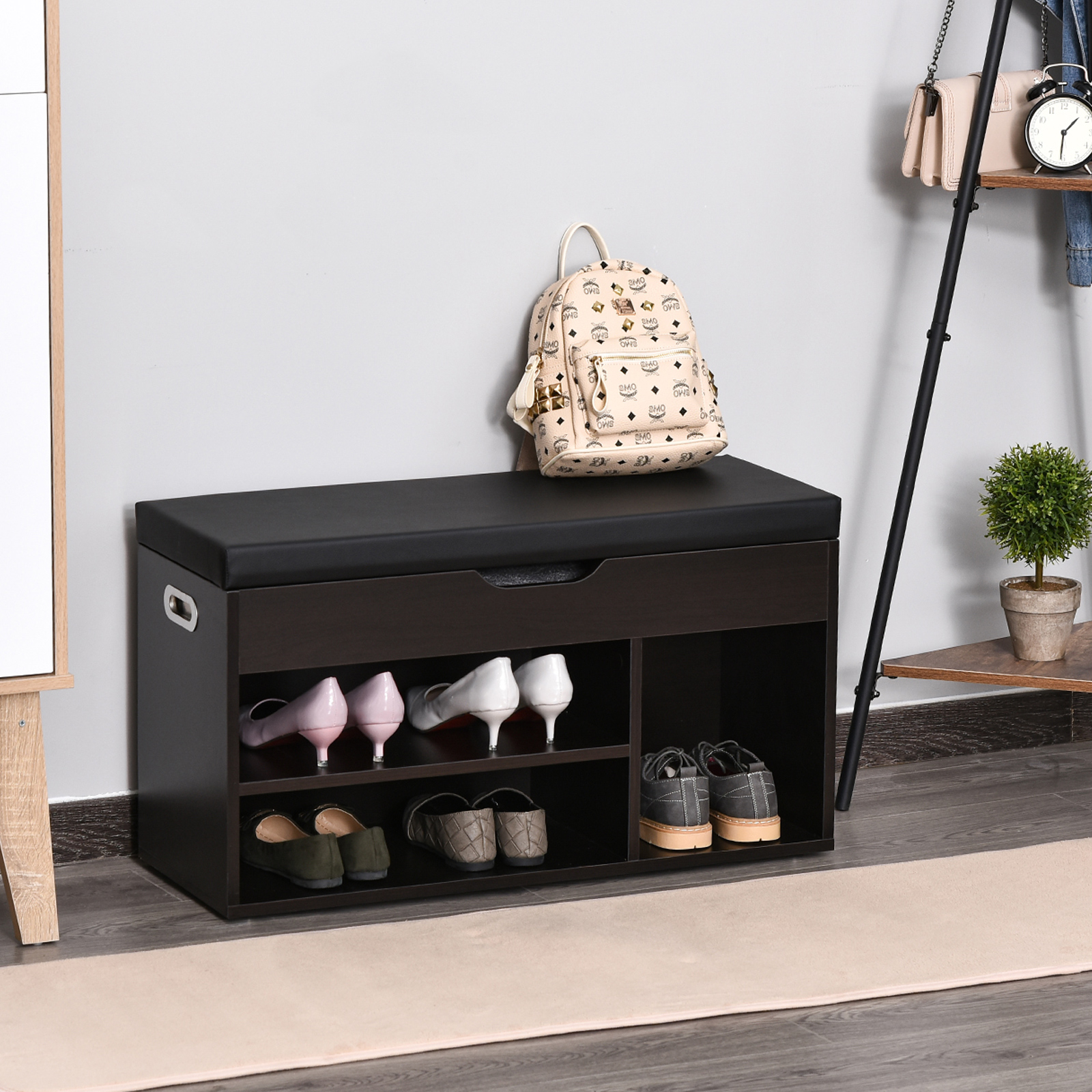  Banca Pantofi - Compartimente Deschise & Spatiu Depozitare [1]