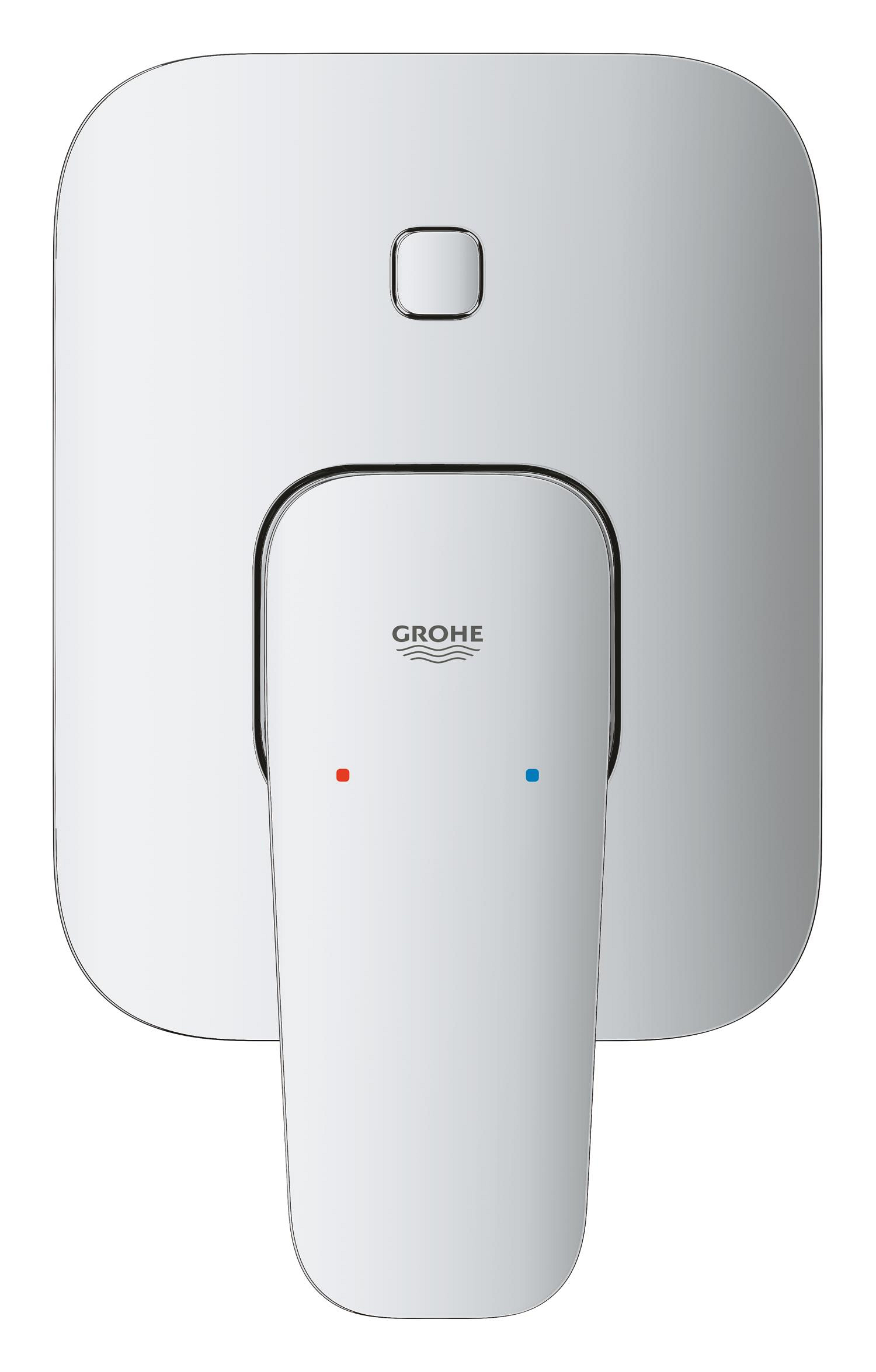 Baterii sanitare - Unitate comanda Grohe 1017760000, Cubeo, tip incastrare incastrat, tip comanda monocomanda, dimensiune racord 1/2, crom