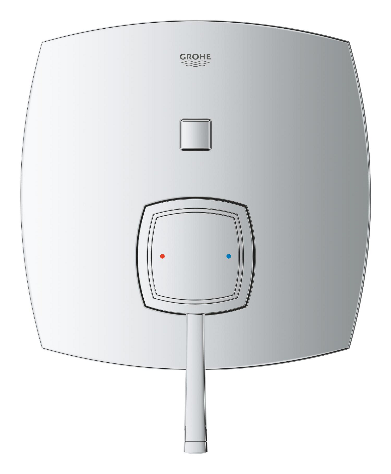 Baie - Unitate comanda Grohe 24068000, Grandera, tip comanda dubla comanda, tip incastrare aparent, numar iesiri 2, crom