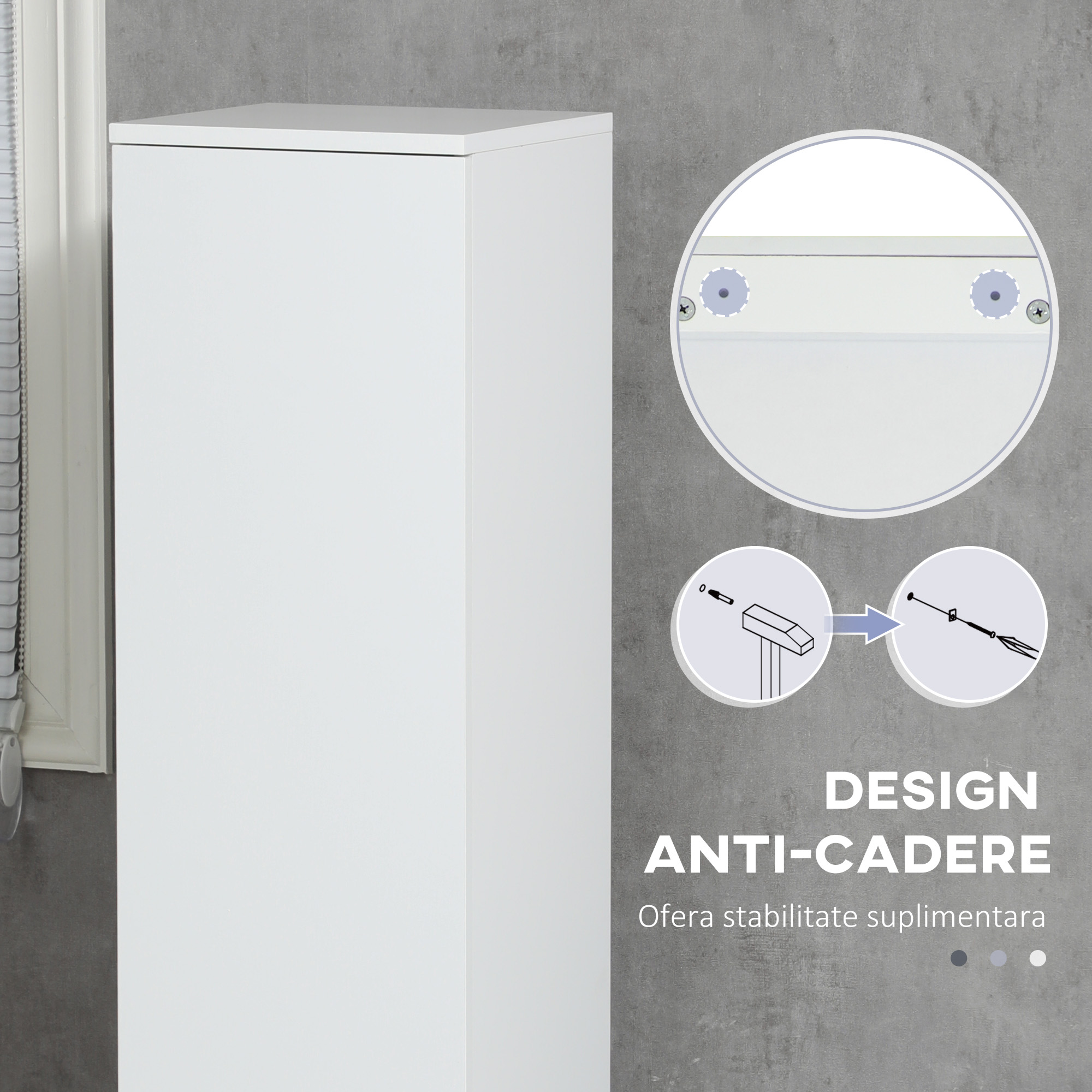  Dulap ingust pentru Baie - 5 Niveluri [6]