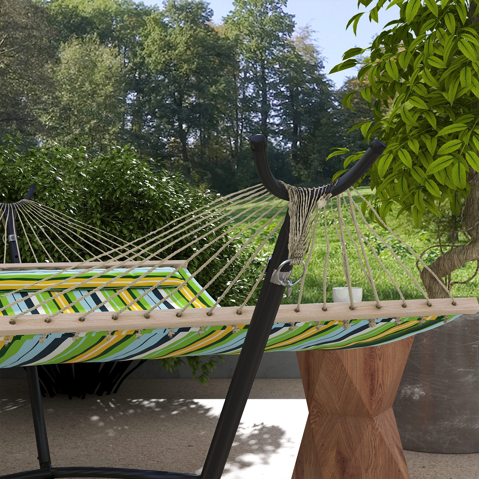  Suport pentru hamac 9,5ft, Hamac portabil cu roti, Supor [8]