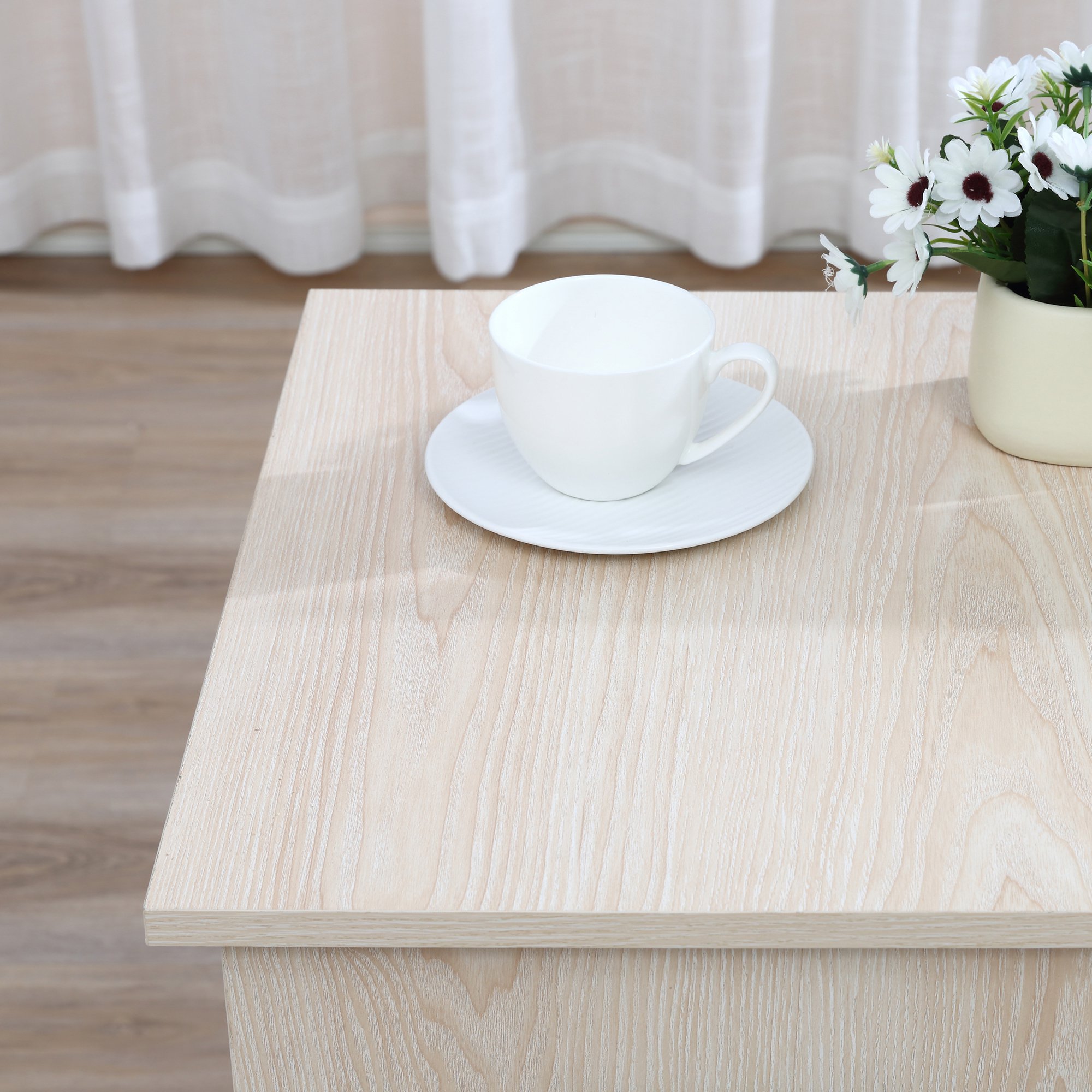  Birou pentru calculator modern, pentru camera, cu 3 setare si 3 rafturi din lemn pentru casa si birou 120x49x72cm [7]