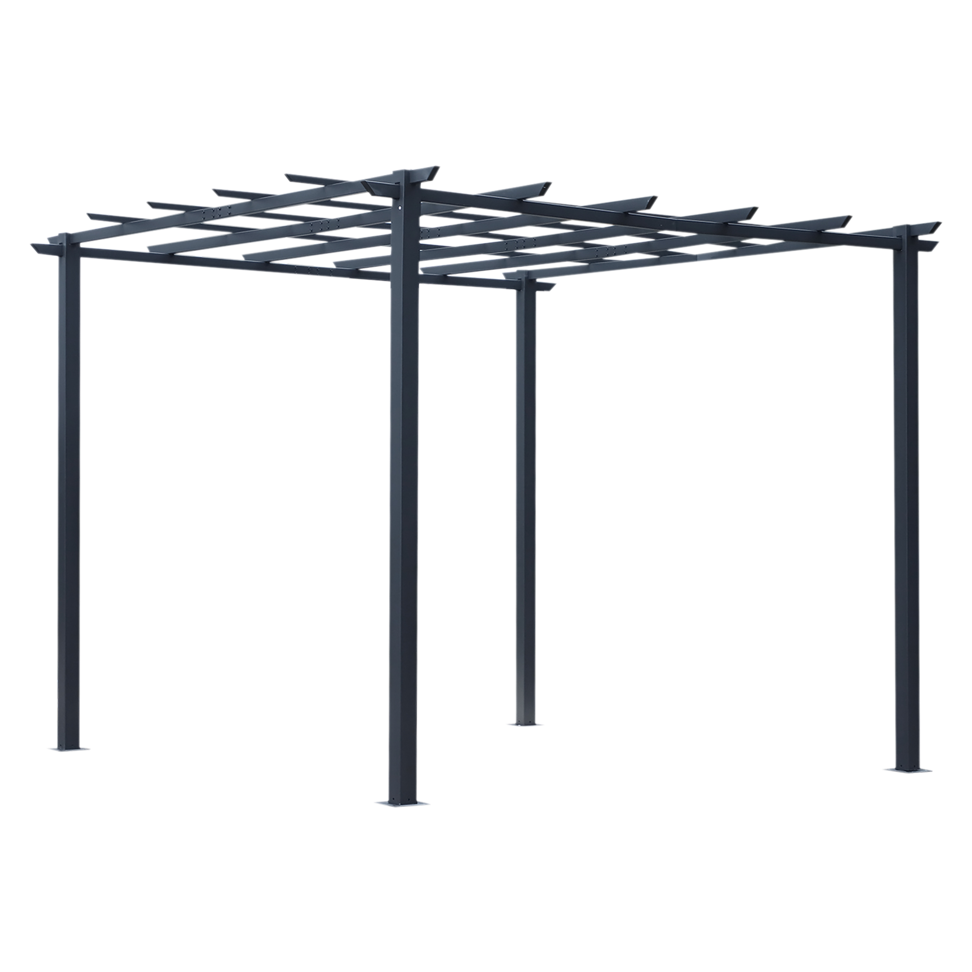  Spalier Gradina Metal Negru 297×295×230 cm - Pentru Plante Catatoare [6]