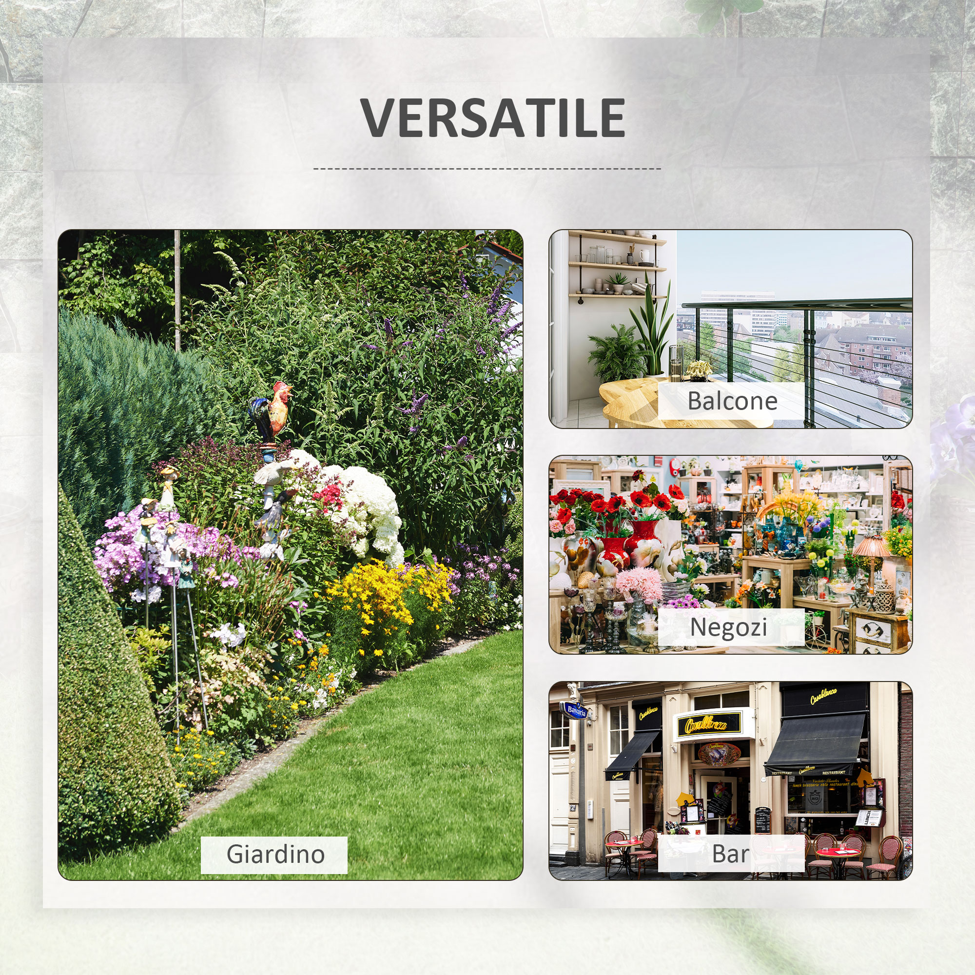 Jardiniera de Exterior  cu Carlige pentru Balustrada, Suport Ghivece pentru Balcon si Terasa din Metal [5]