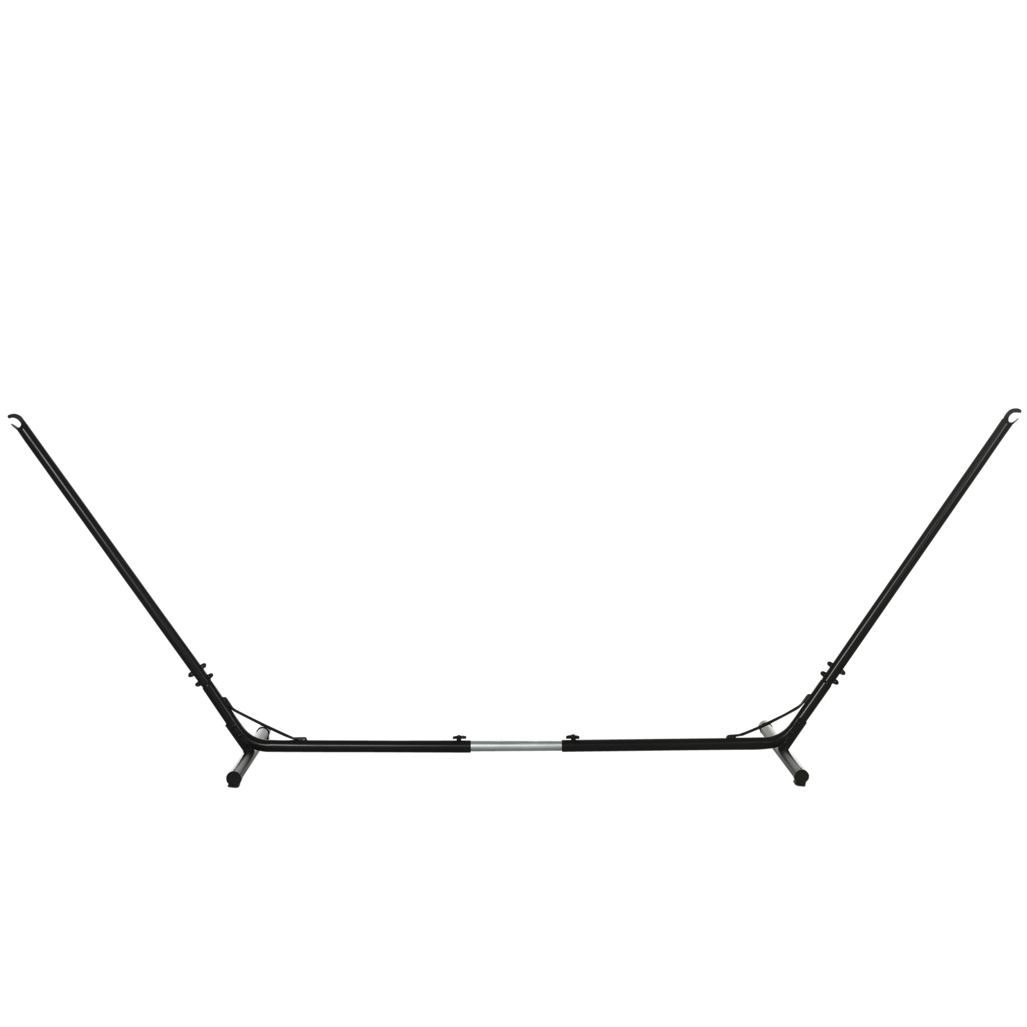  Suport Schelet pentru Hamac Reglabil Max. 120 Kg, Negru, 313-388x109x116cm [6]