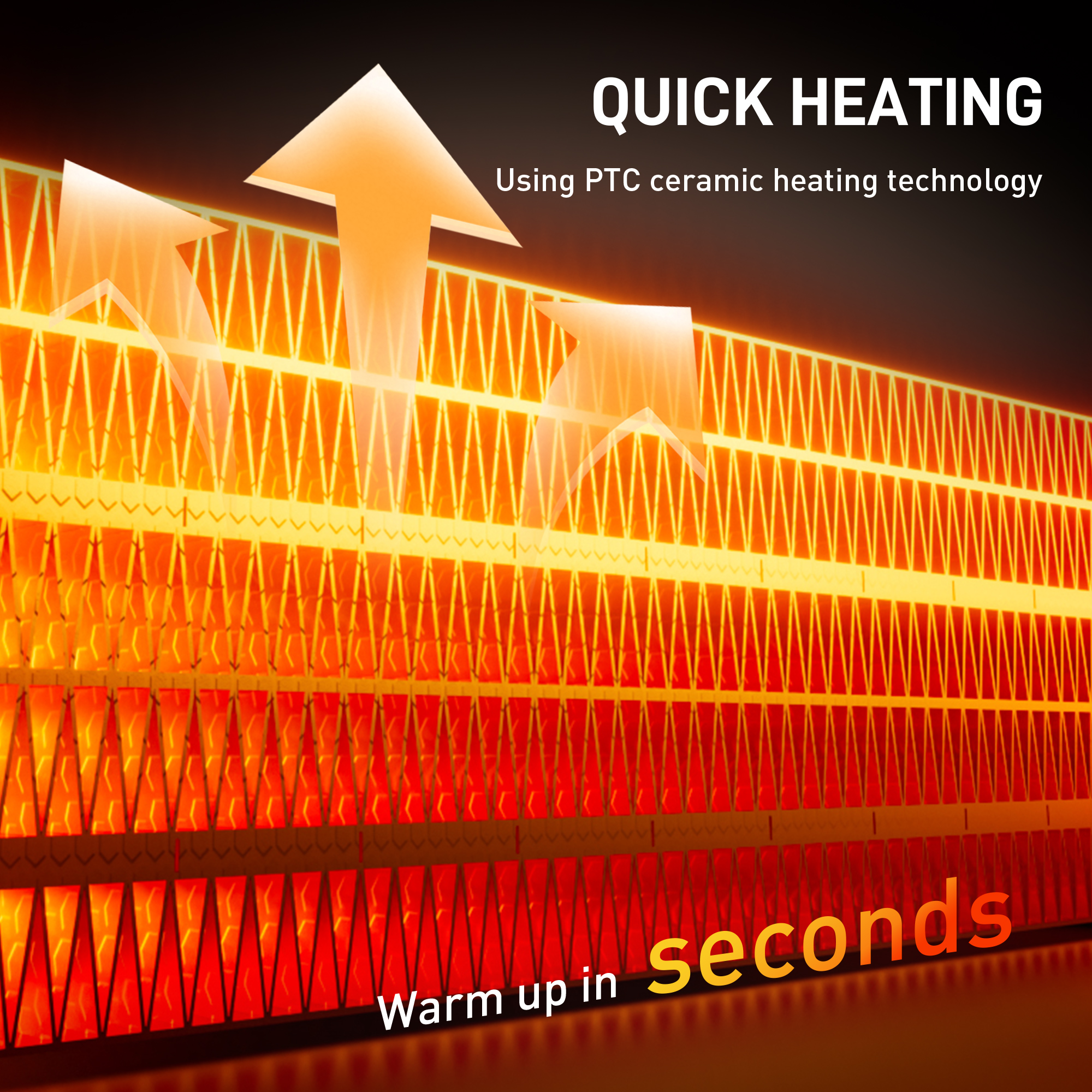  incalzitor Electric cu Ventilator 2000W cu Telecomanda 30x22x82,5 cm, Alb [3]